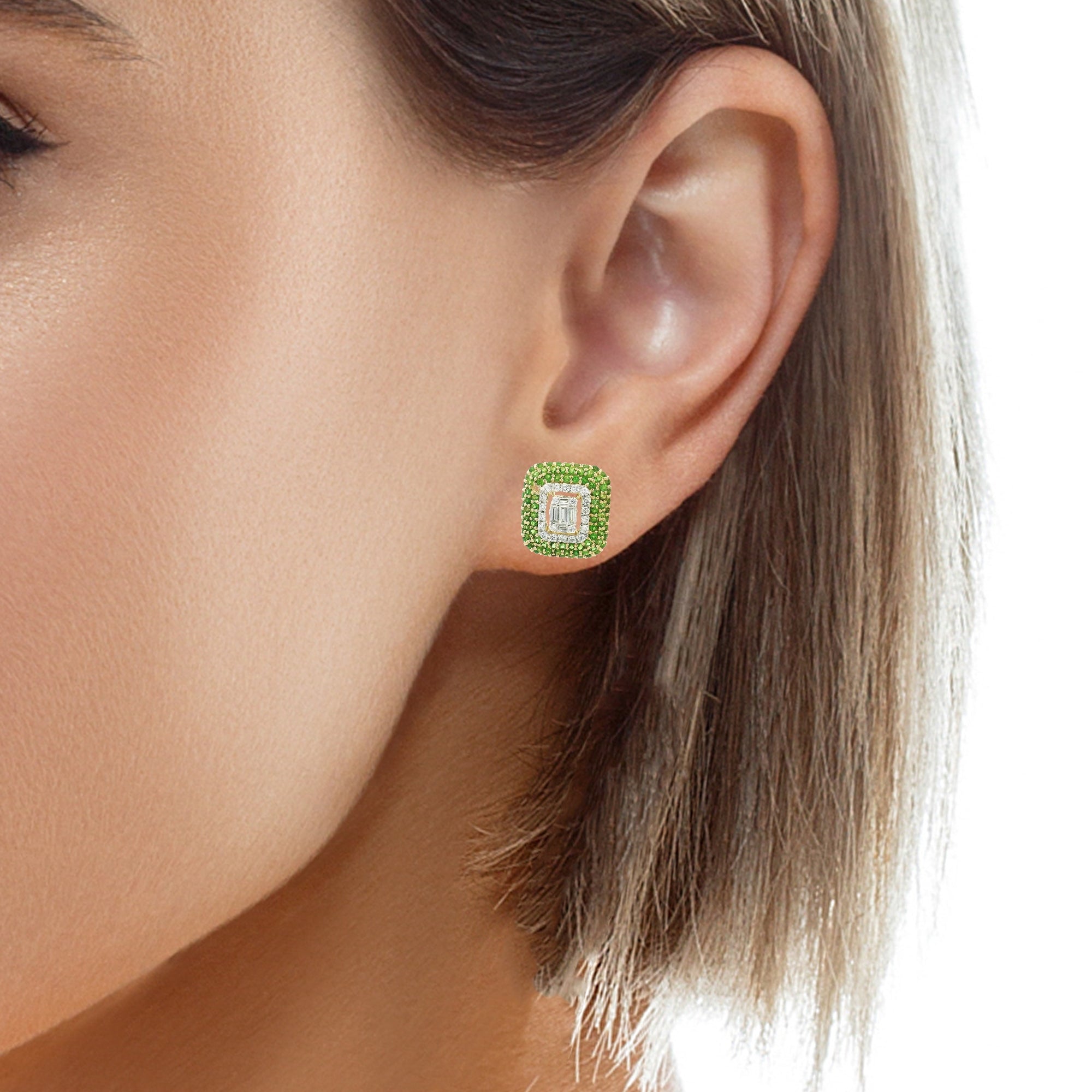9K Lab Grown Diamond Earrings