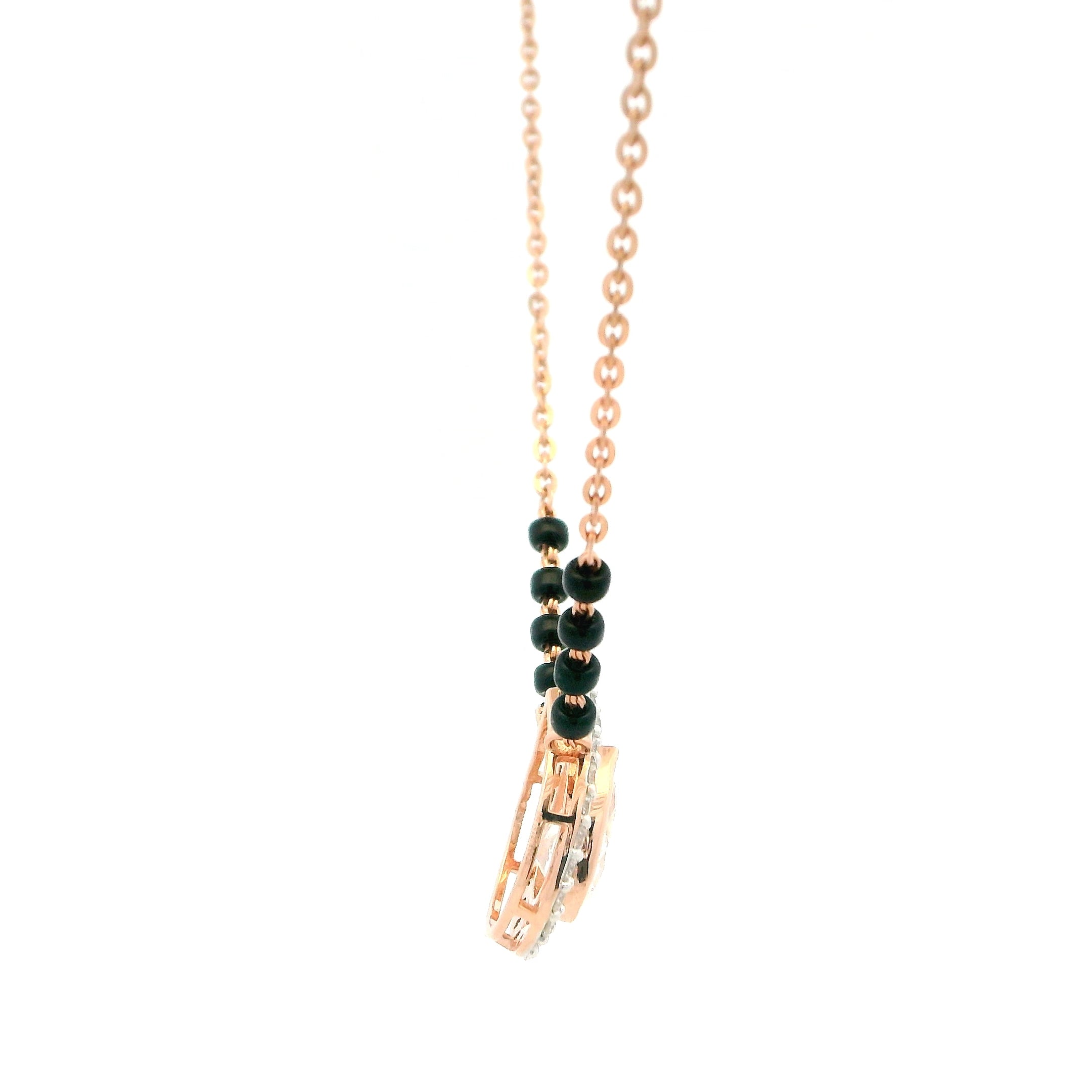 14K Lab Grown Diamond Mangalsutra