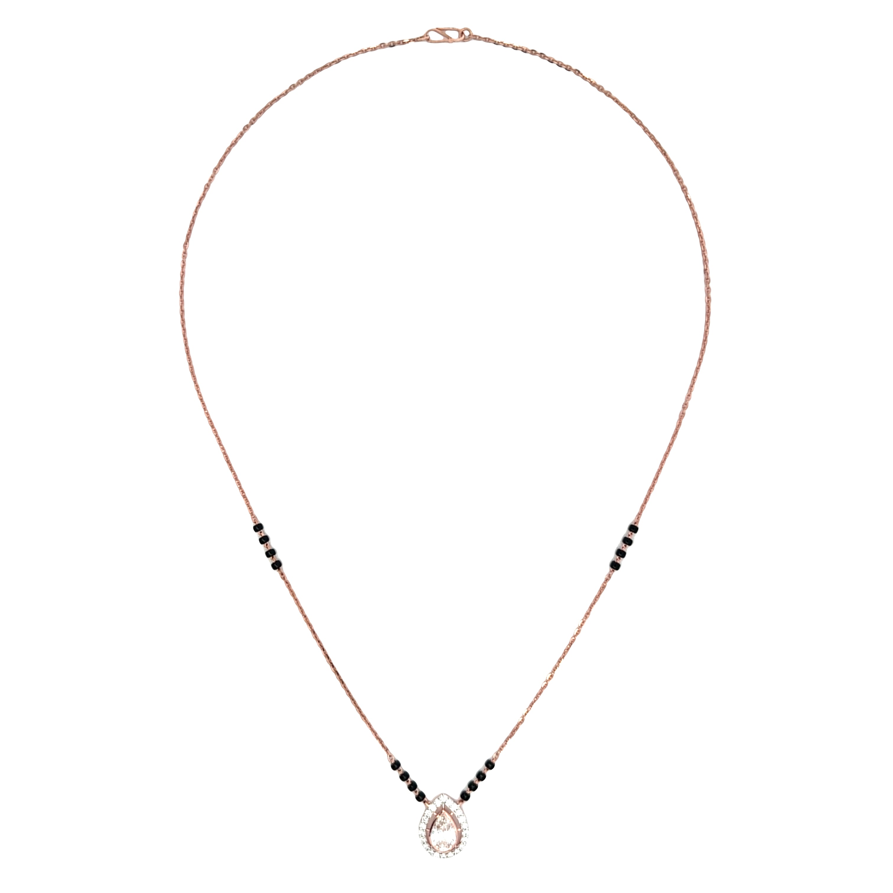 14K Lab Grown Diamond Mangalsutra