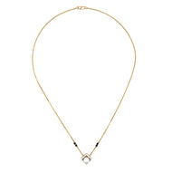 14K Lab Grown Diamond Mangalsutra