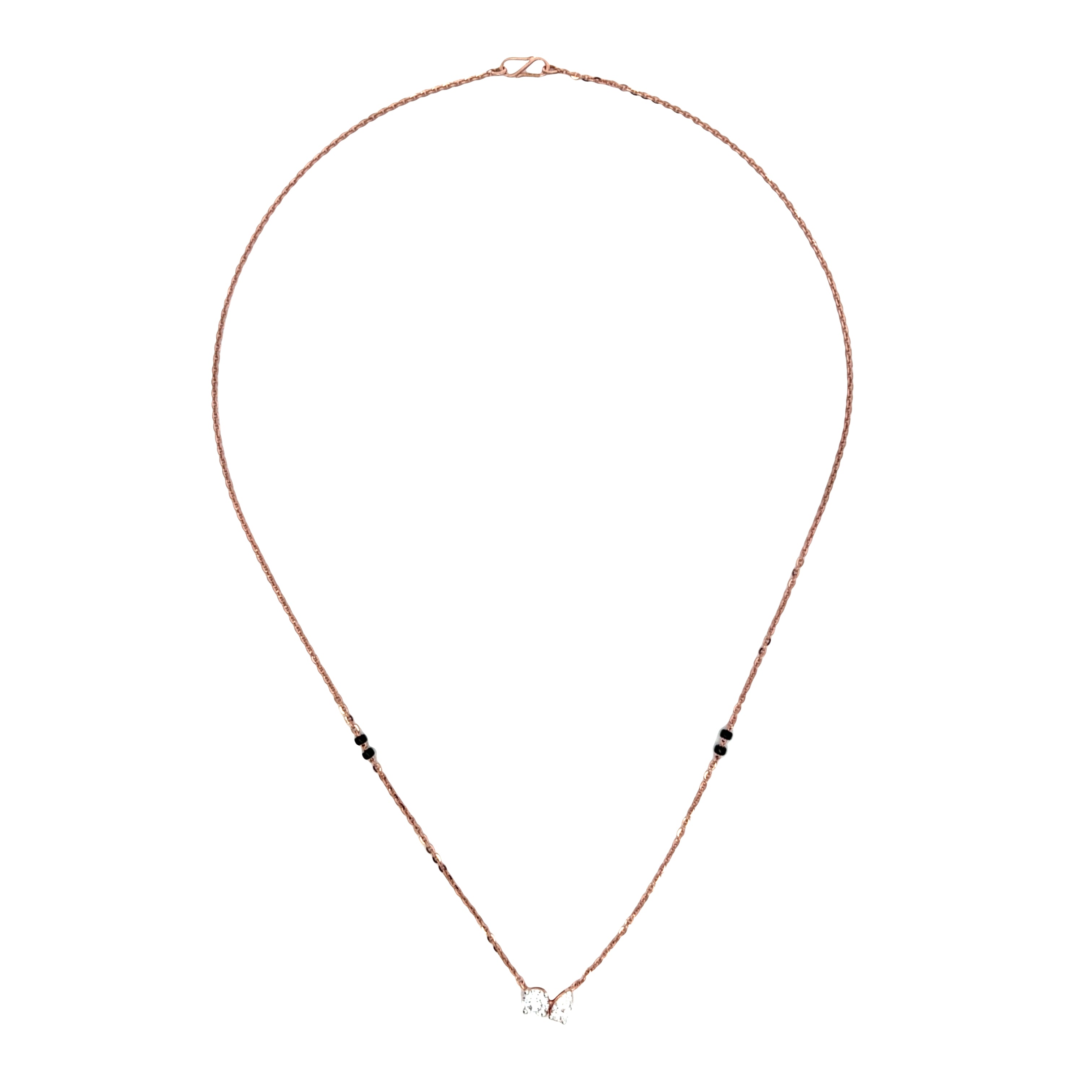 14K Lab Grown Diamond Mangalsutra