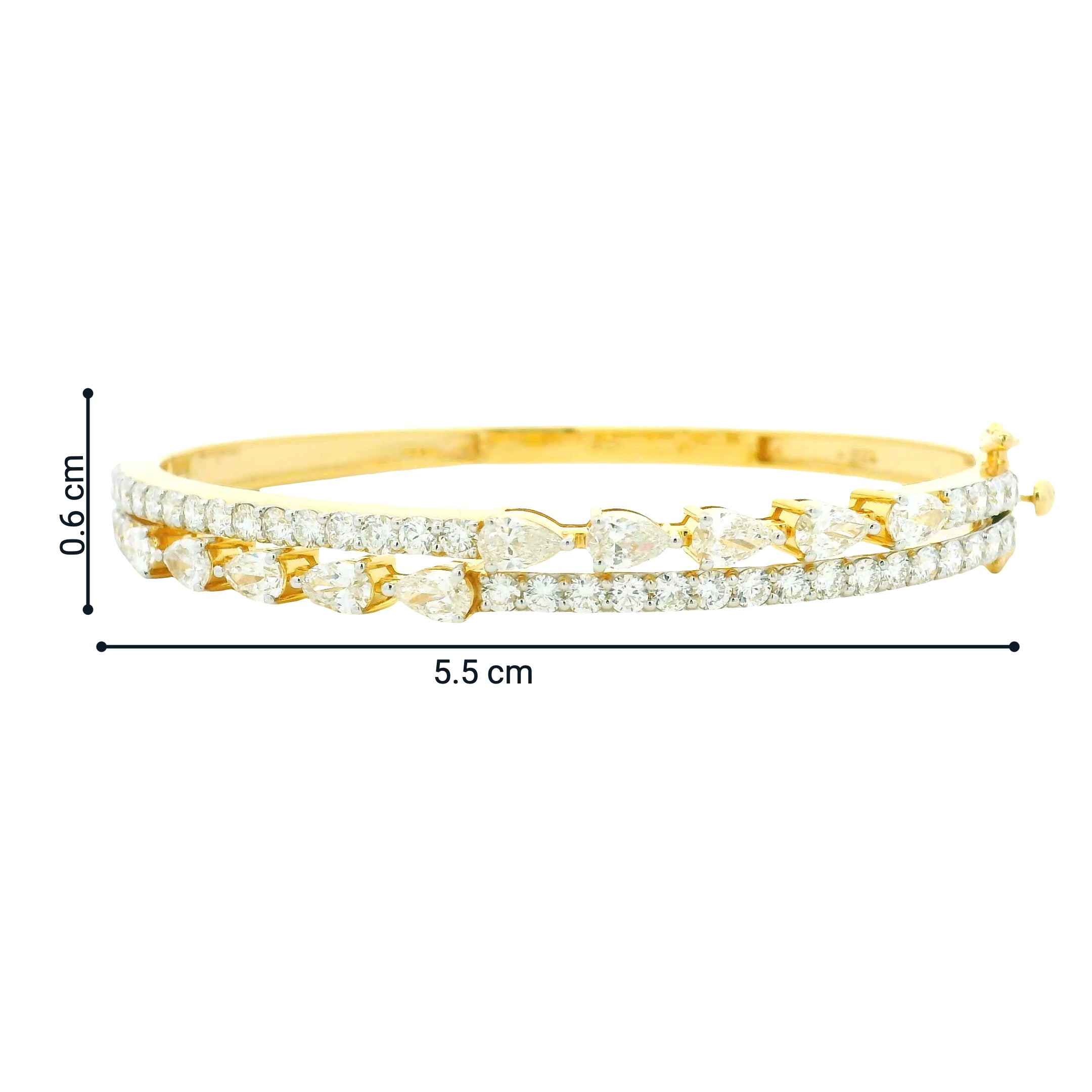 14K Lab Grown Diamond Bracelet