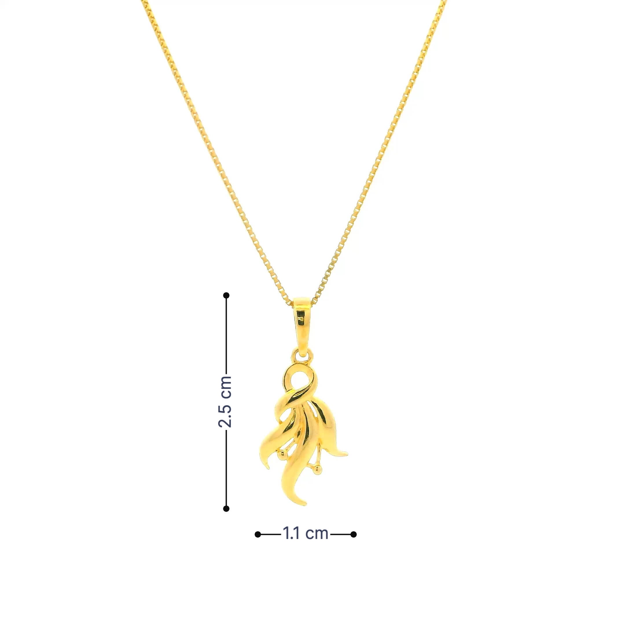 Gorgeous Luster Gold Pendant for Women
