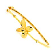 Glistering Butterfly Gold Bracelet
