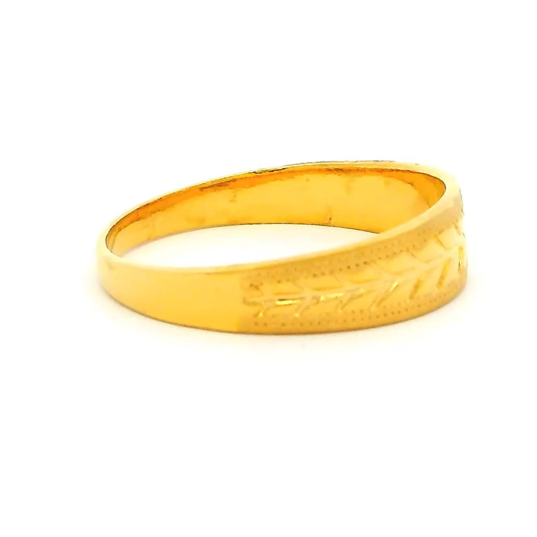 Asthetic Marvel Gold Ring for Women