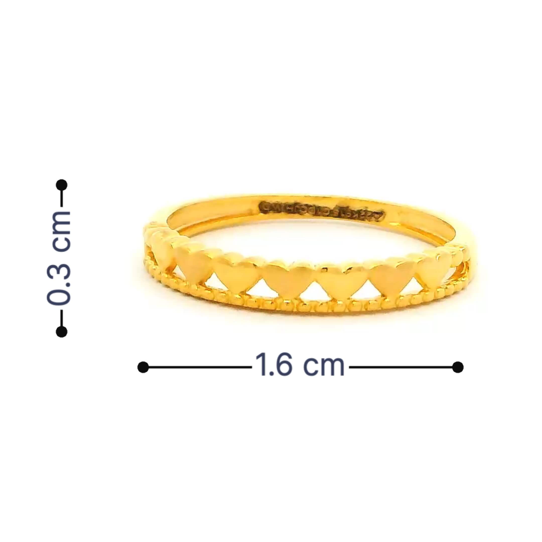 Sassy Style Gold Ring for Women