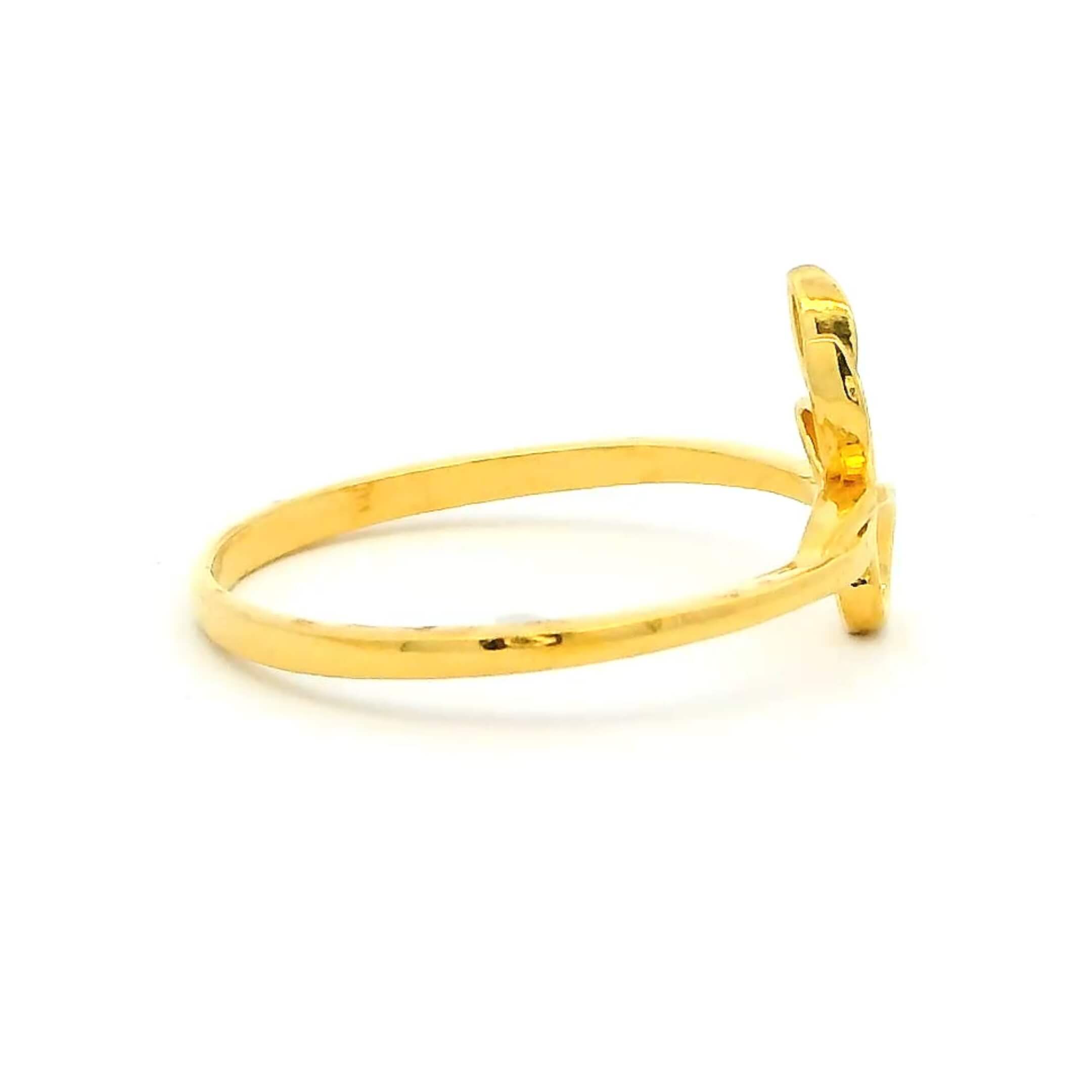 Delicate Petals Gold Ring