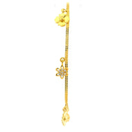 Floral Charm Gold Bracelet