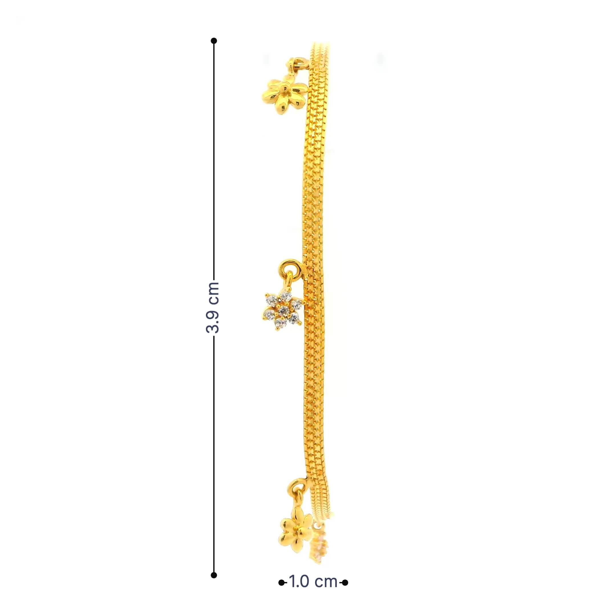 Gleaming Classy Gold Bracelet for Women