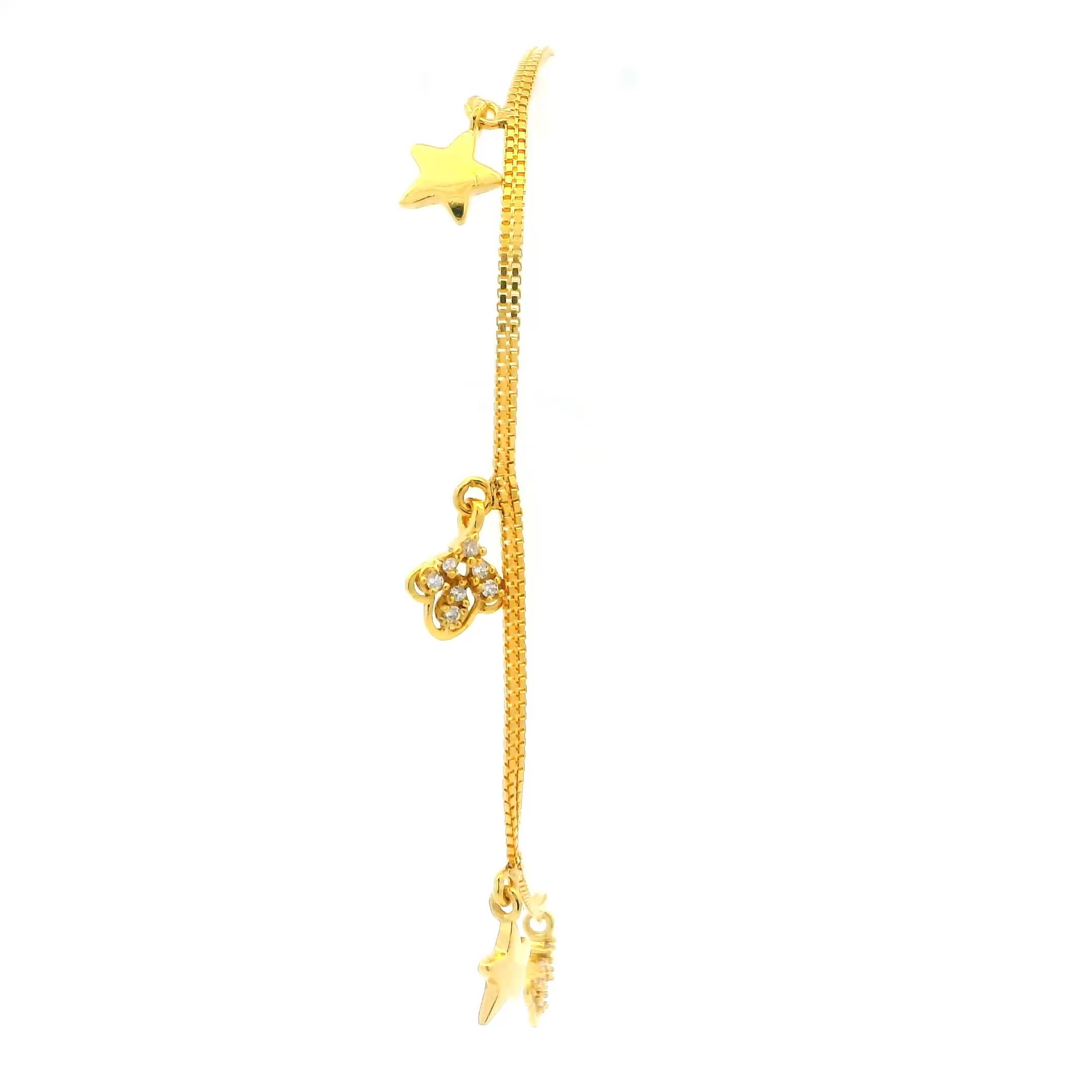 Gracile Glow Gold Bracelet for Women