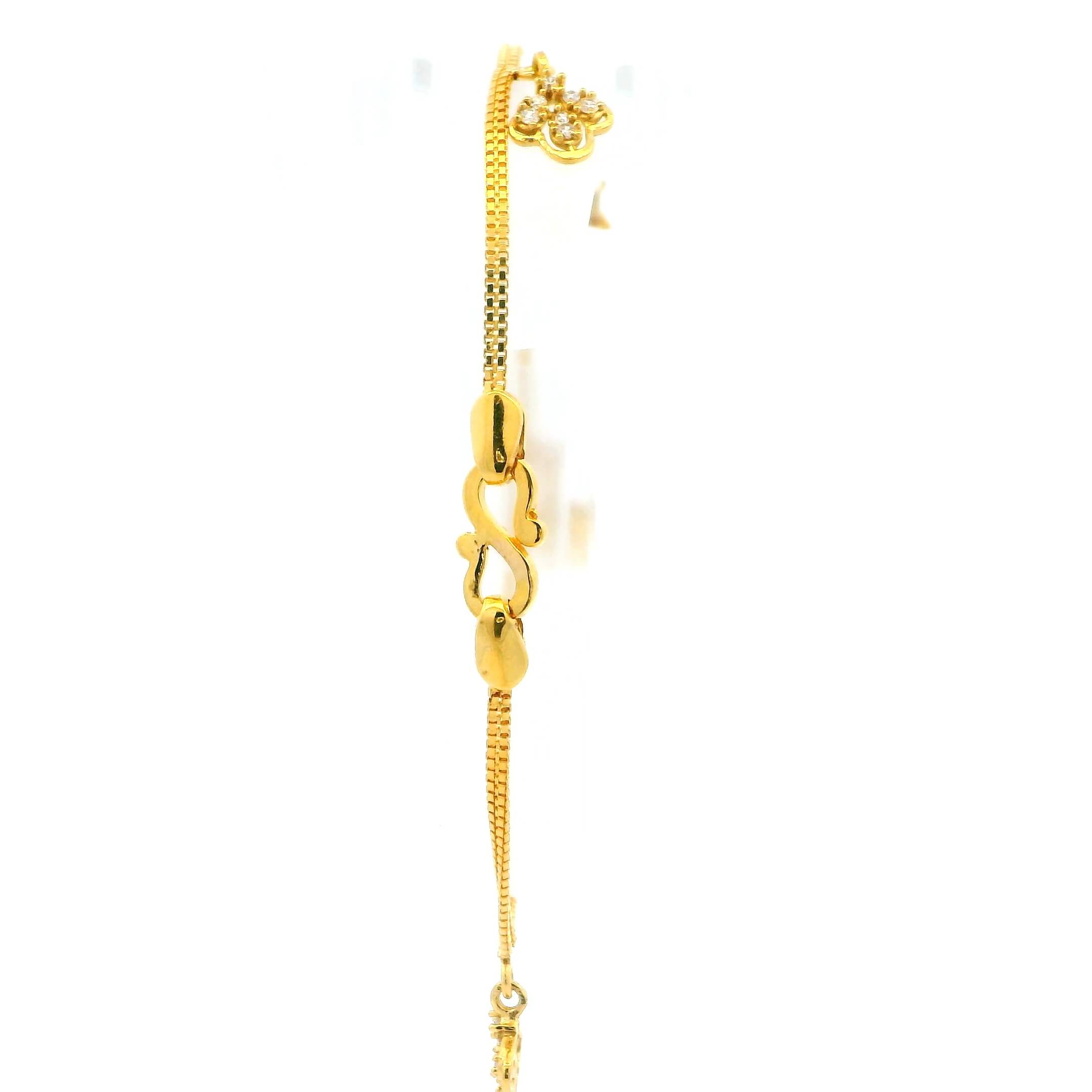 Gracile Glow Gold Bracelet for Women