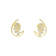 Spring Blossom 14K Diamond Studs