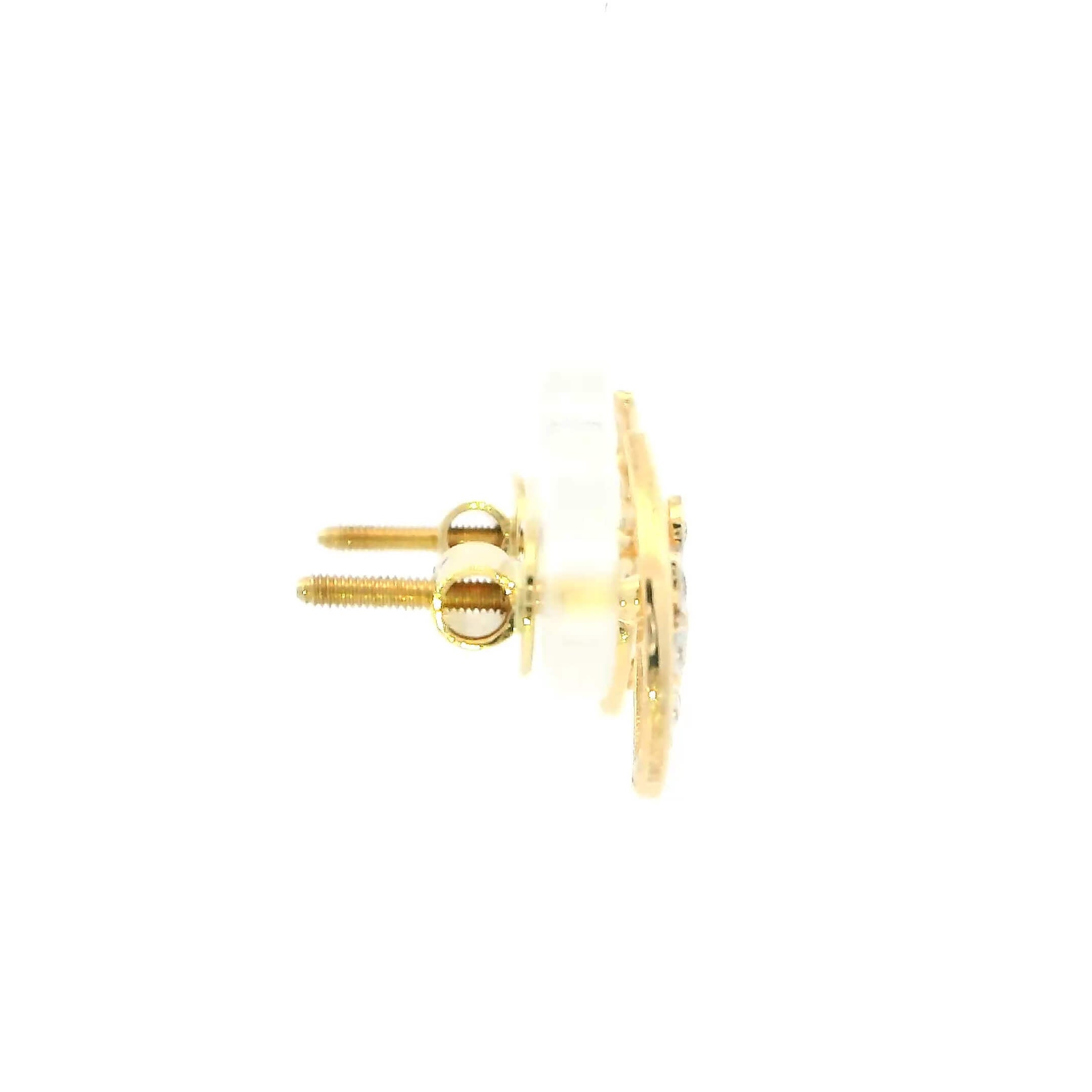 Spring Blossom 14K Diamond Studs