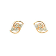 Luxuriant Charm 14K Diamond Studs