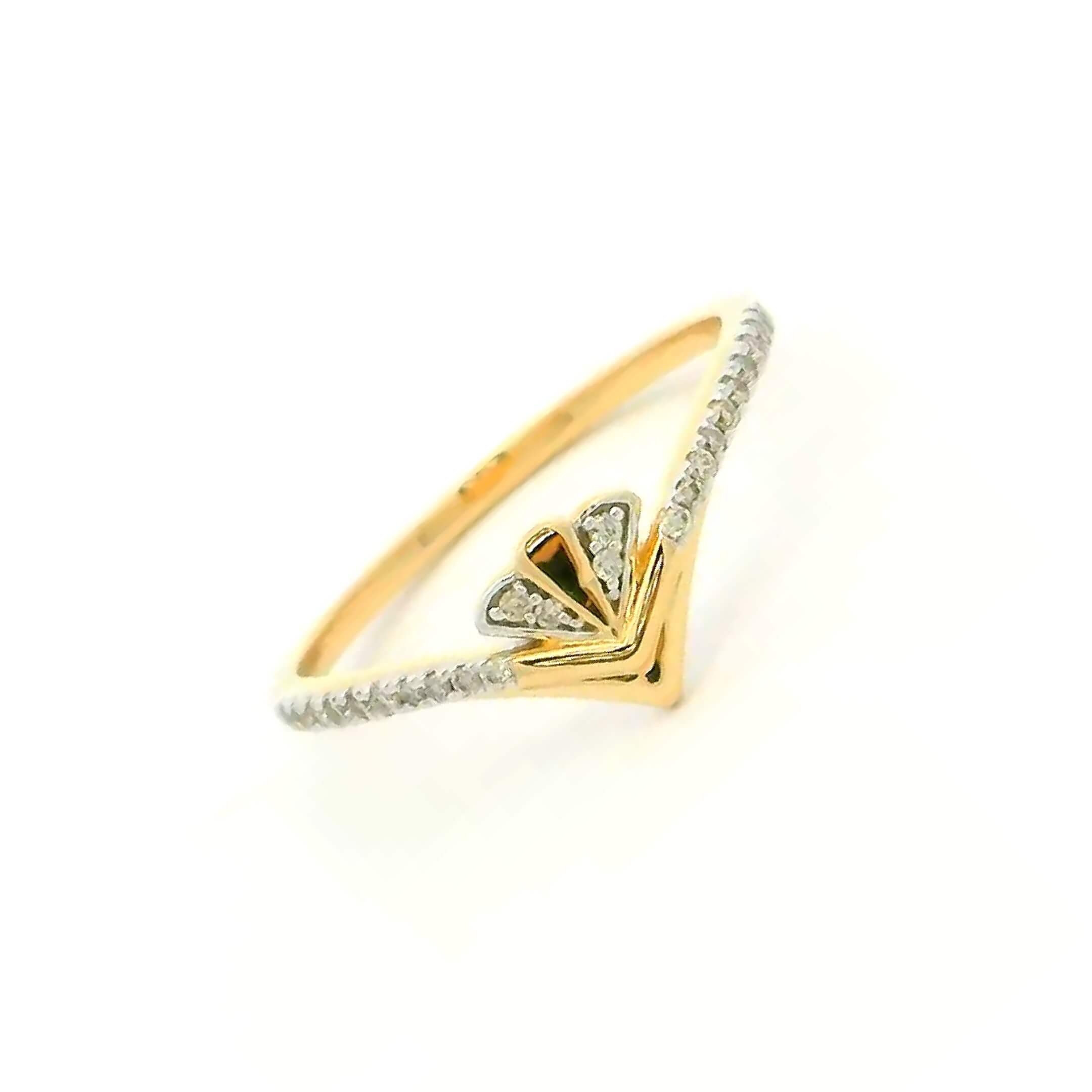 14K Pure Dazzle Diamond Women Ring