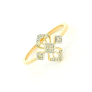 14K Luminous Aura Diamond Women Ring