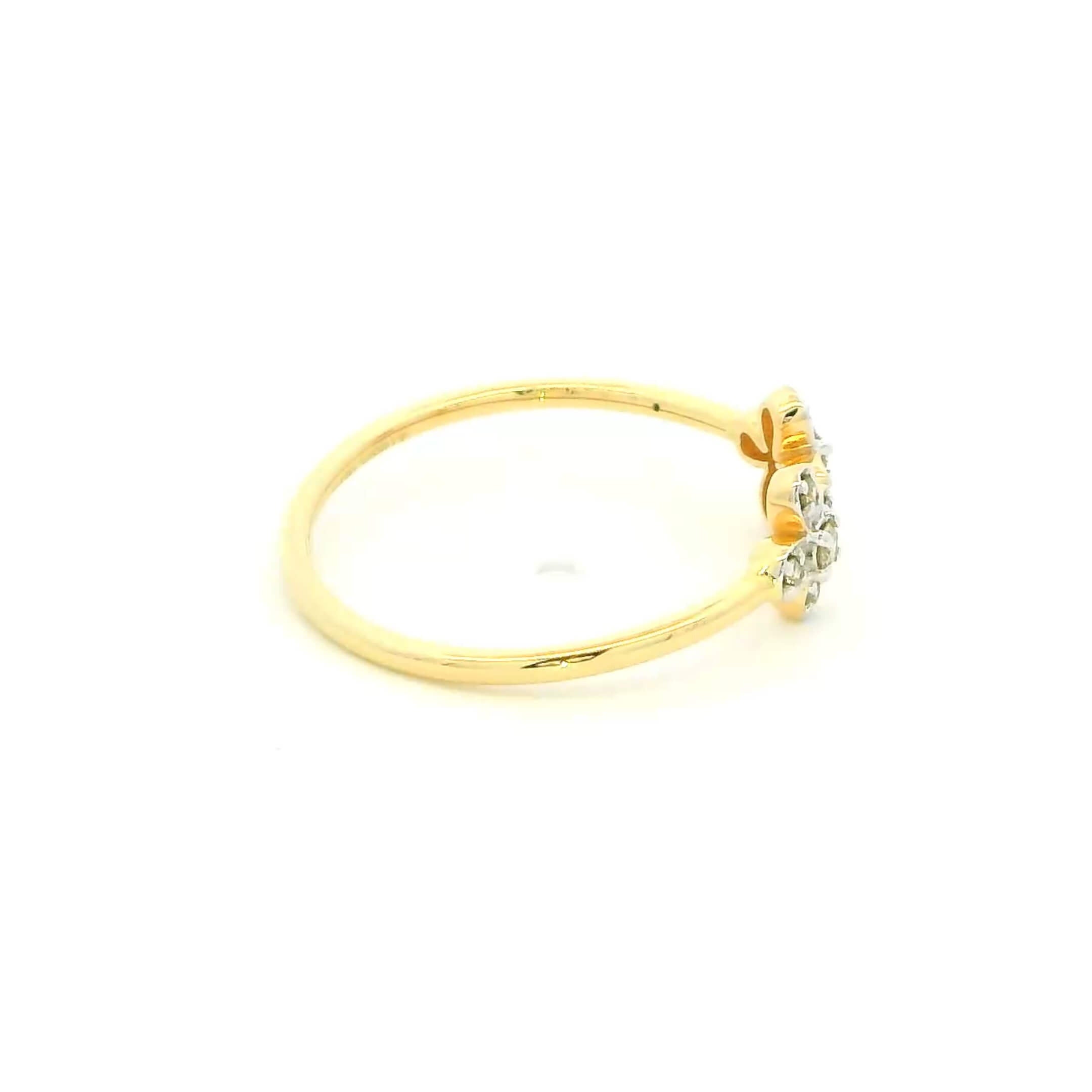 14K Splendous Shimmer Diamond Women Ring