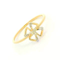 14K Bright CLover Grace Diamond Women Ring
