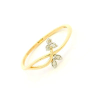 Gentle Spark 14K Diamond Ring