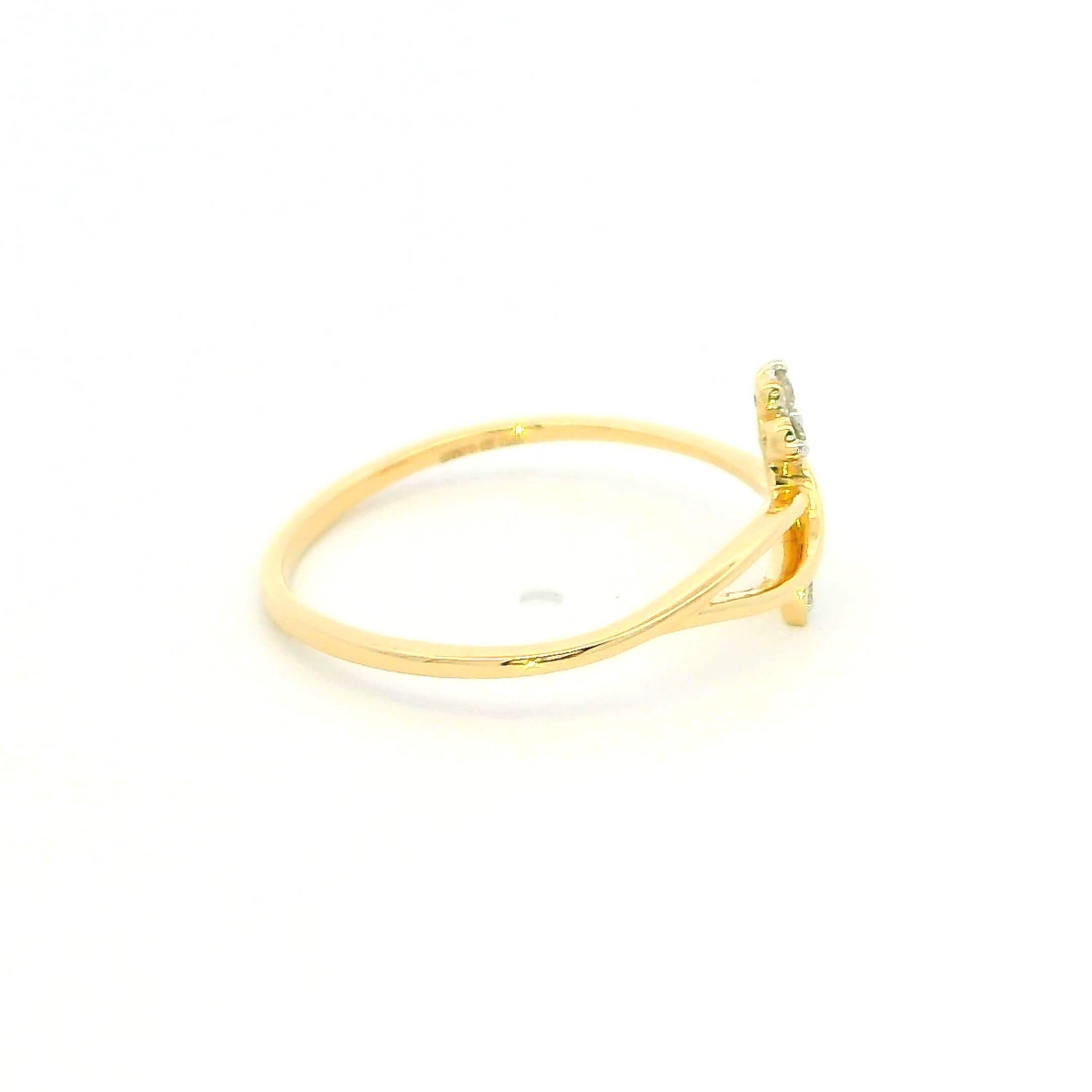 Gentle Spark 14K Diamond Ring