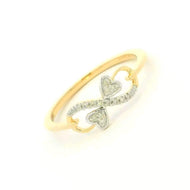 14K Infinte Bond Diamond Women Ring