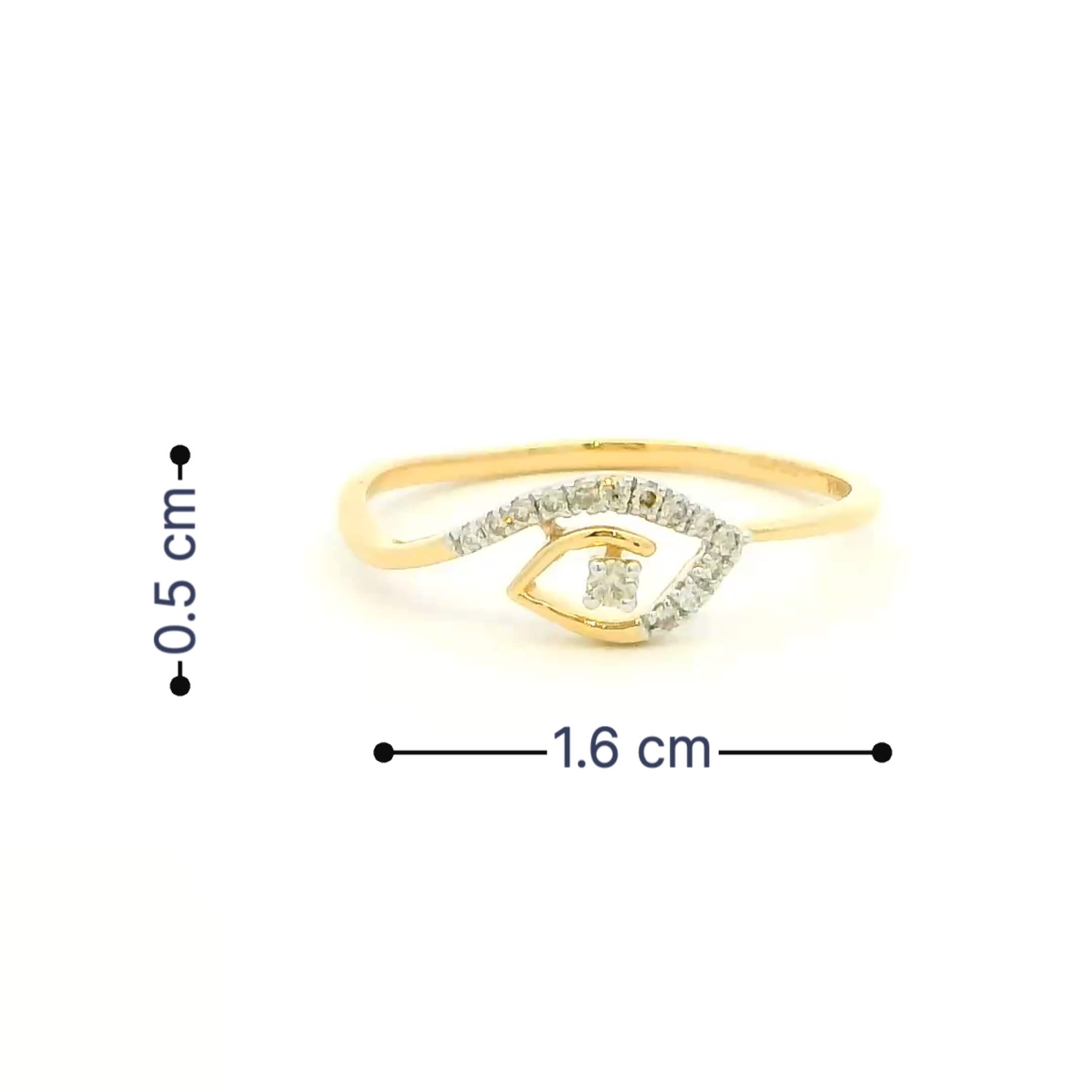 Shimmer Light 14K Diamond Ring