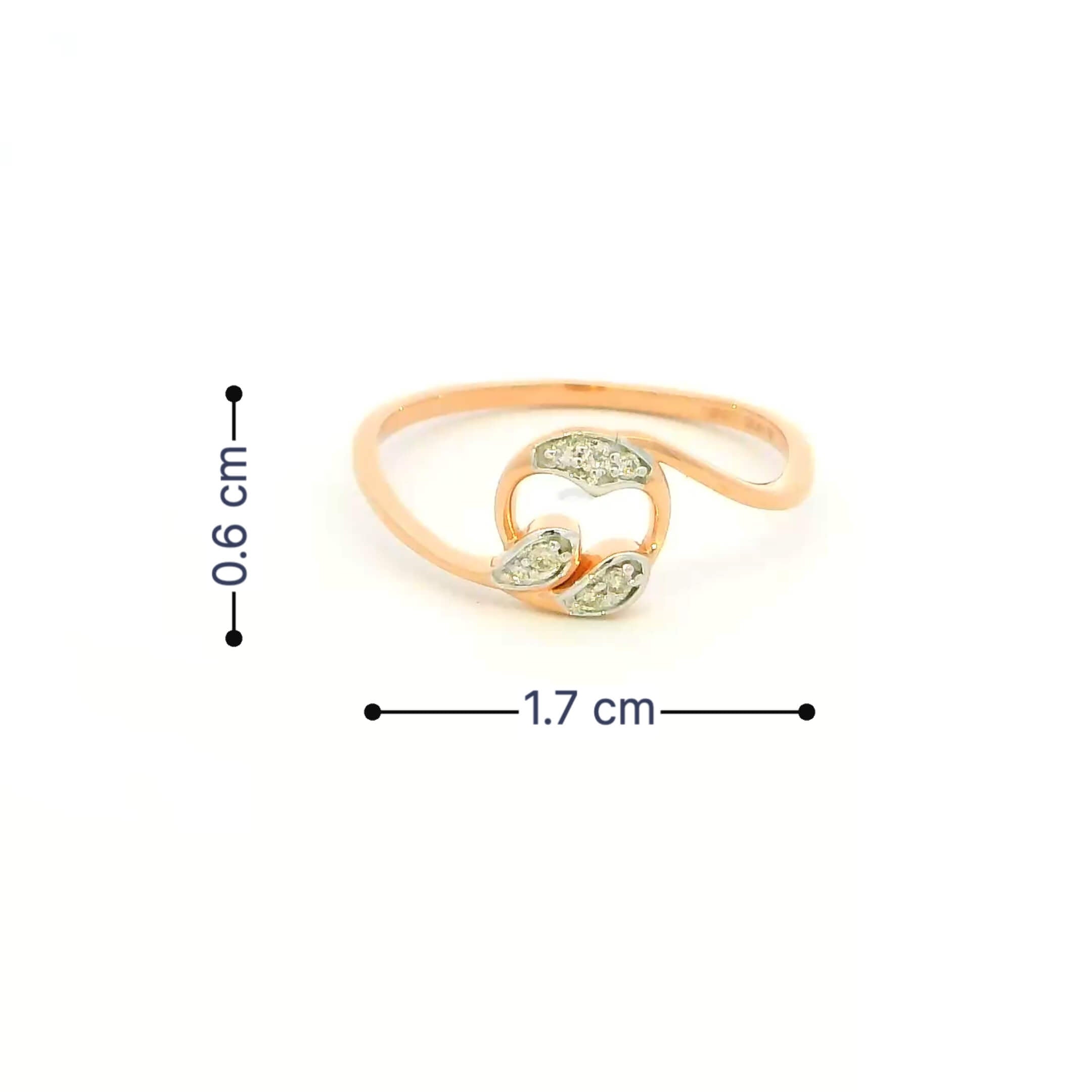 Luxe Grace 14K Diamond Ring