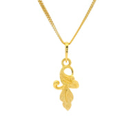Autumn Glow Gold Pendant 14K