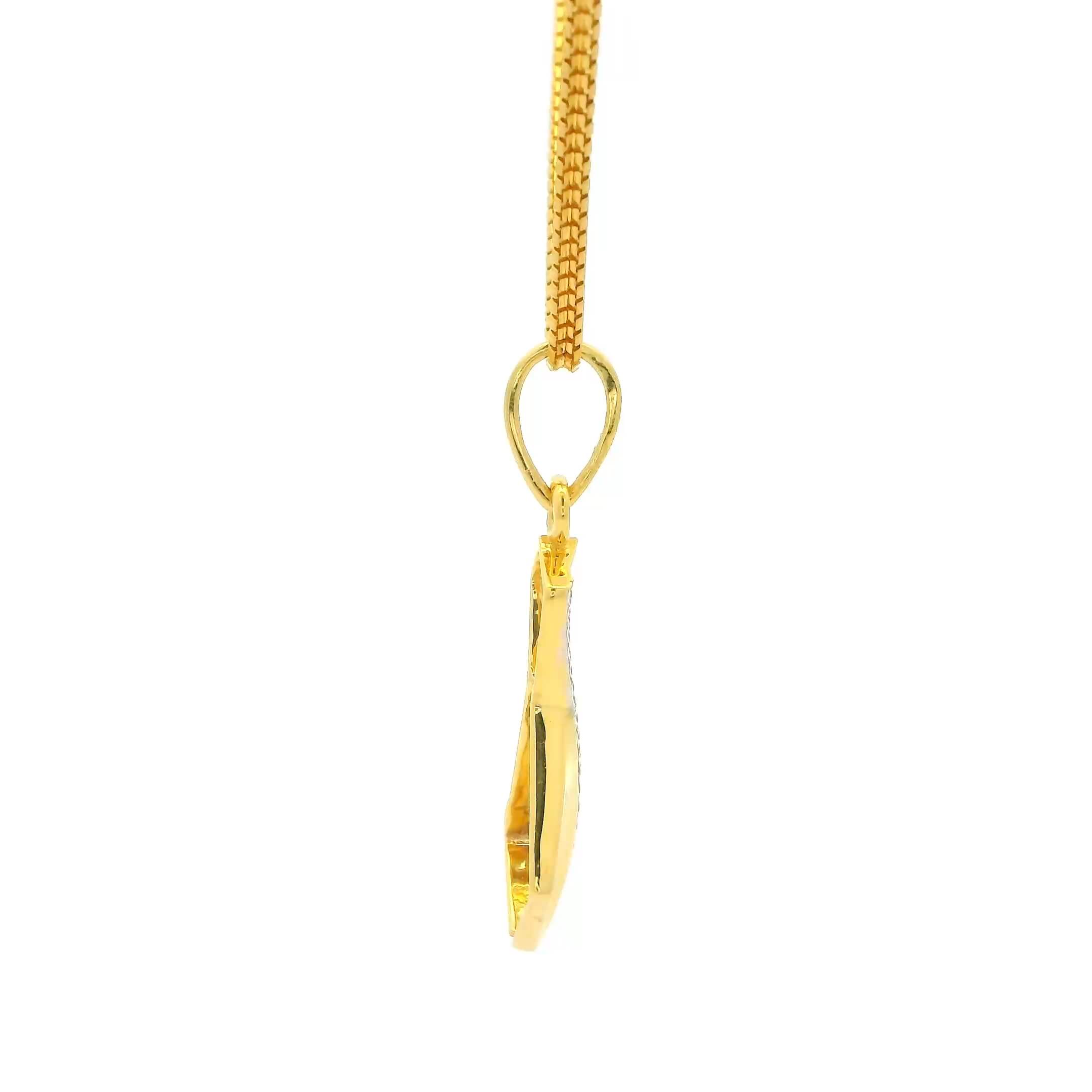 Ritzy Shine Gold Pendant