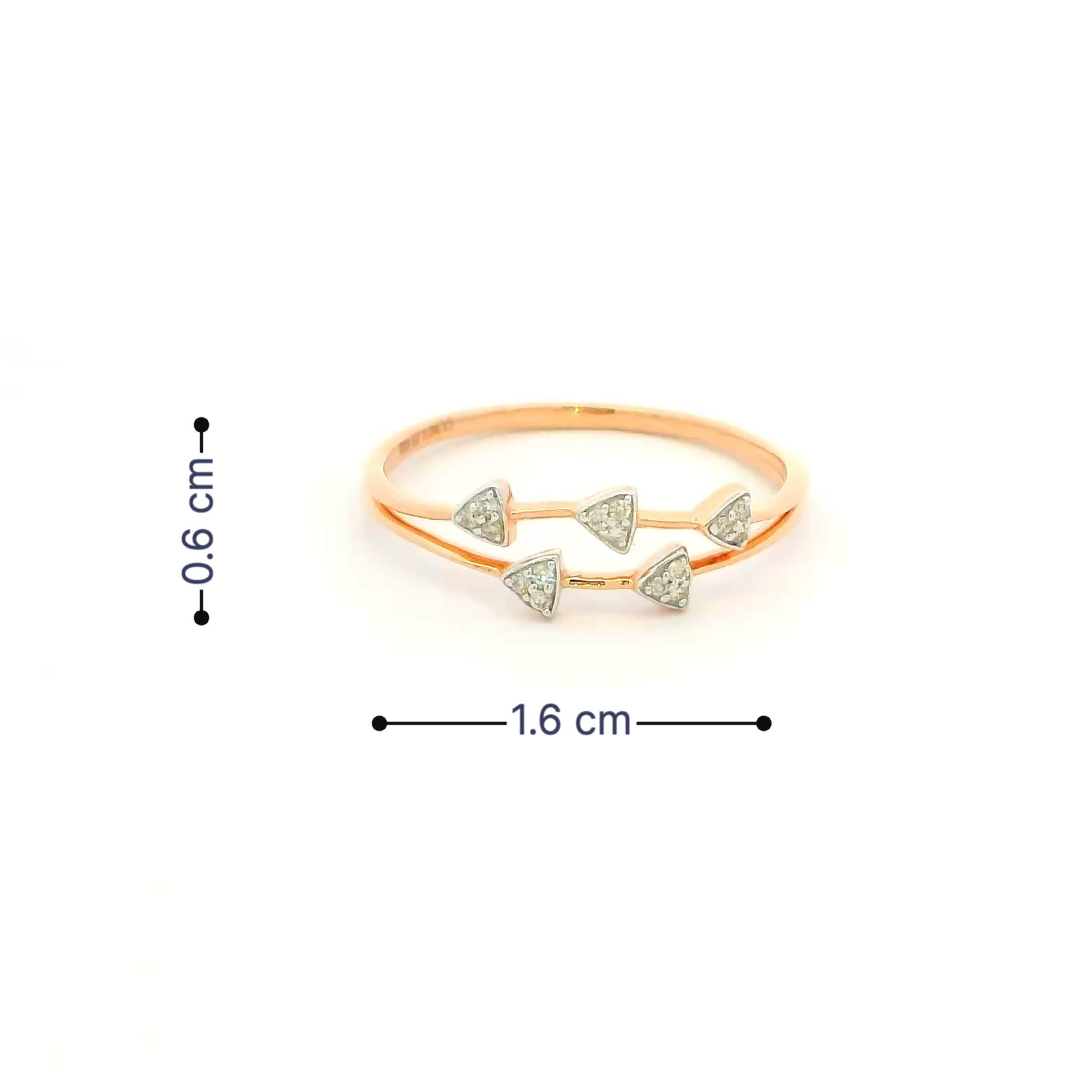 Chic Sparks 14K Diamond Ring