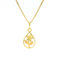 Whisper Blossom Gold Pendant 14K