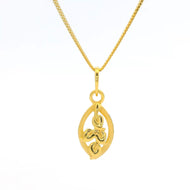Modish Charm Gold Pendant 14K