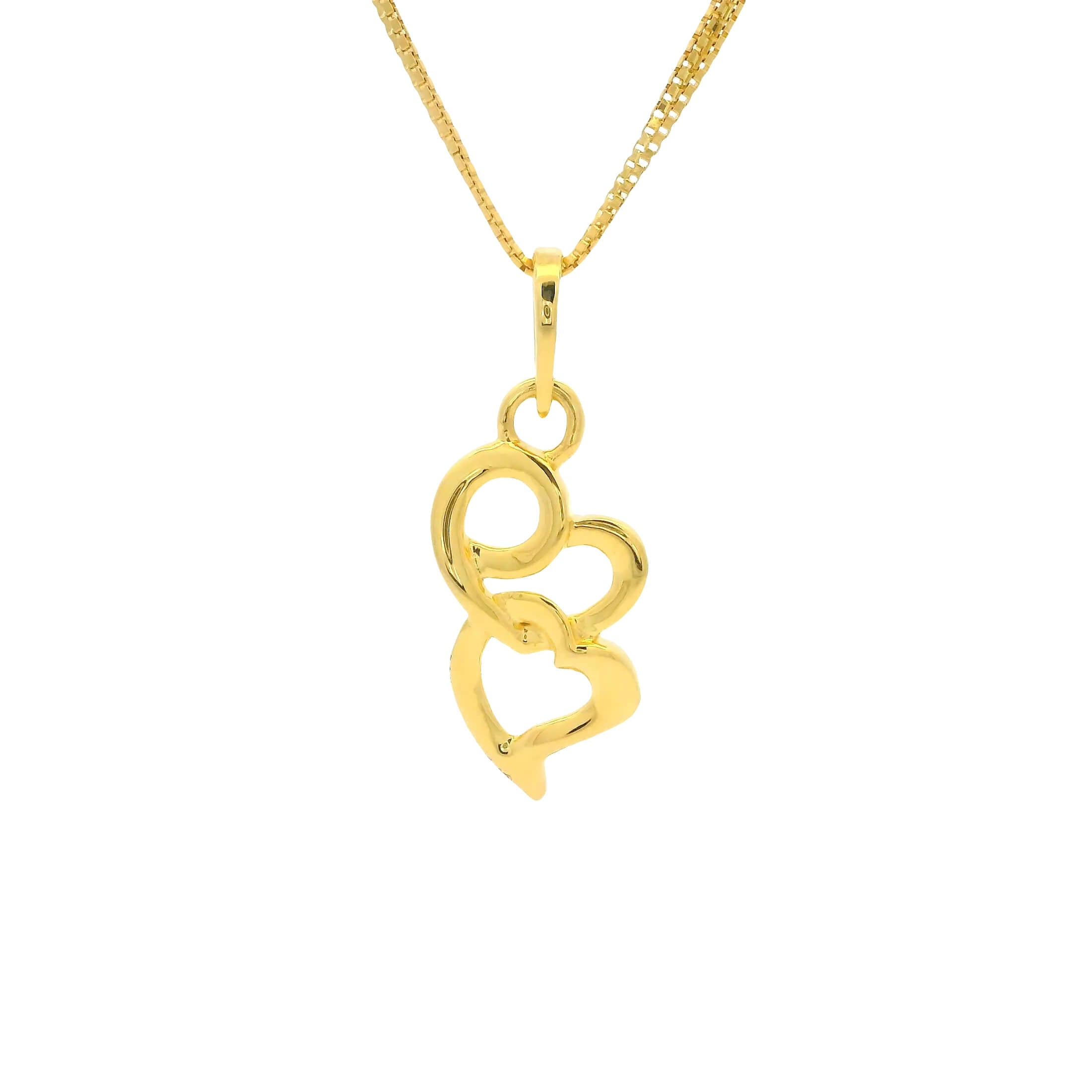 Whisper of Hearts 14K Gold Pendant