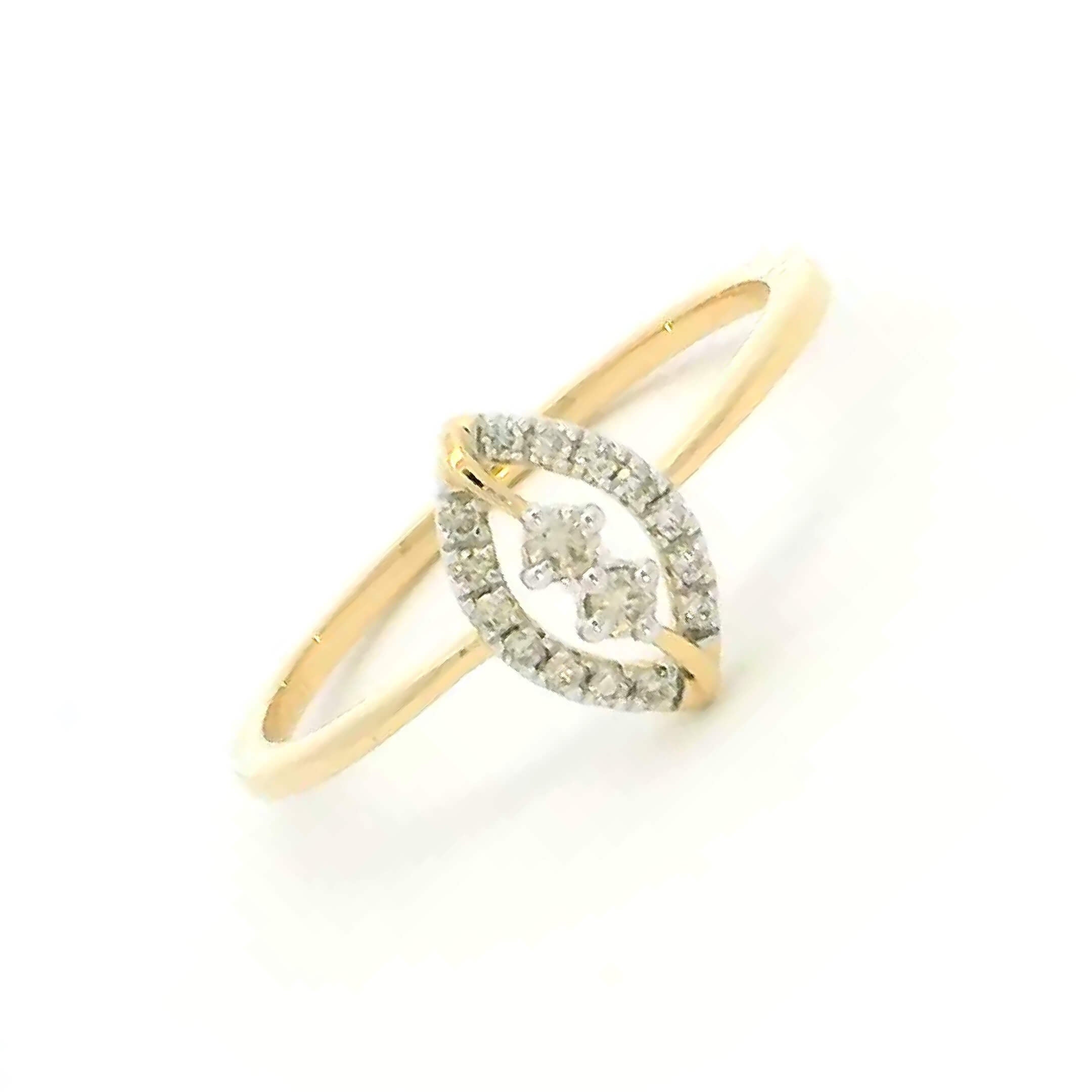 Classy Radiance 14K Diamond Ring