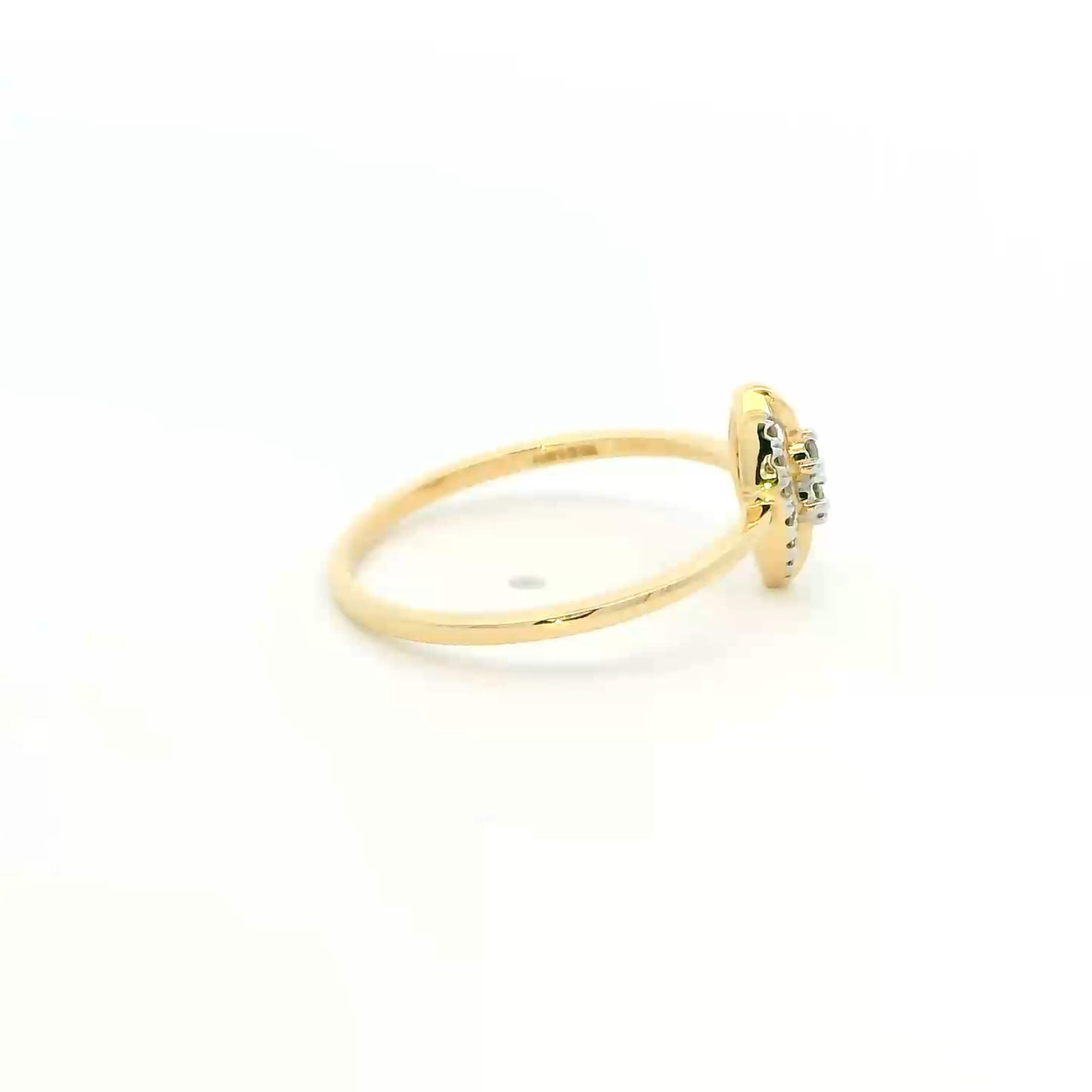 Classy Radiance 14K Diamond Ring