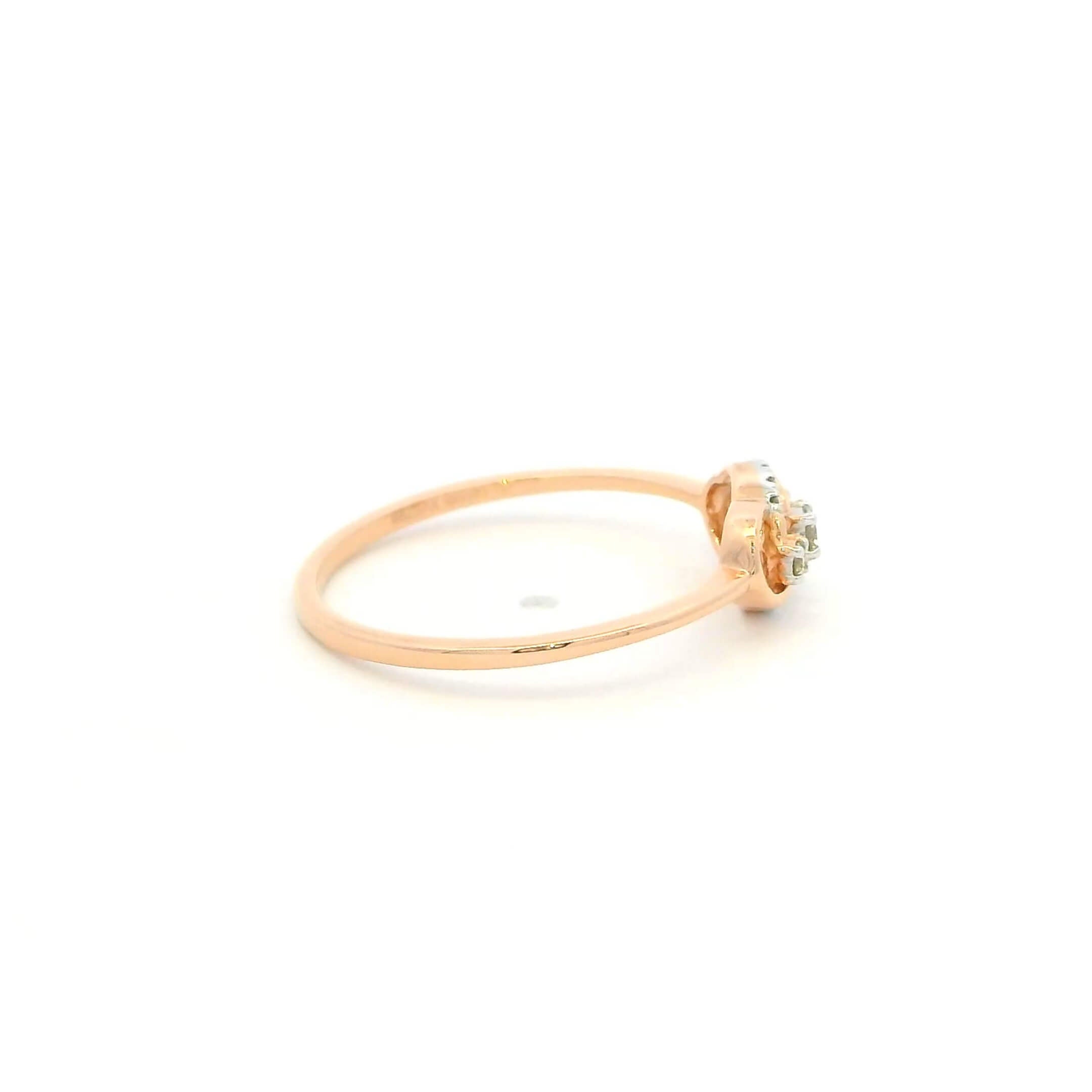 Deluxe Dazzle 14K Diamond Ring
