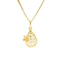 Blossom Grace Gold Pendant 14K