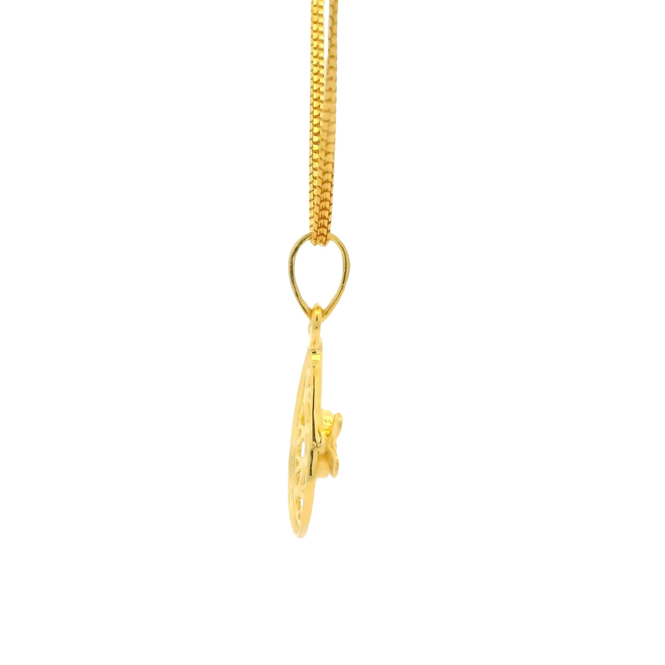 Blossom Grace Gold Pendant 14K