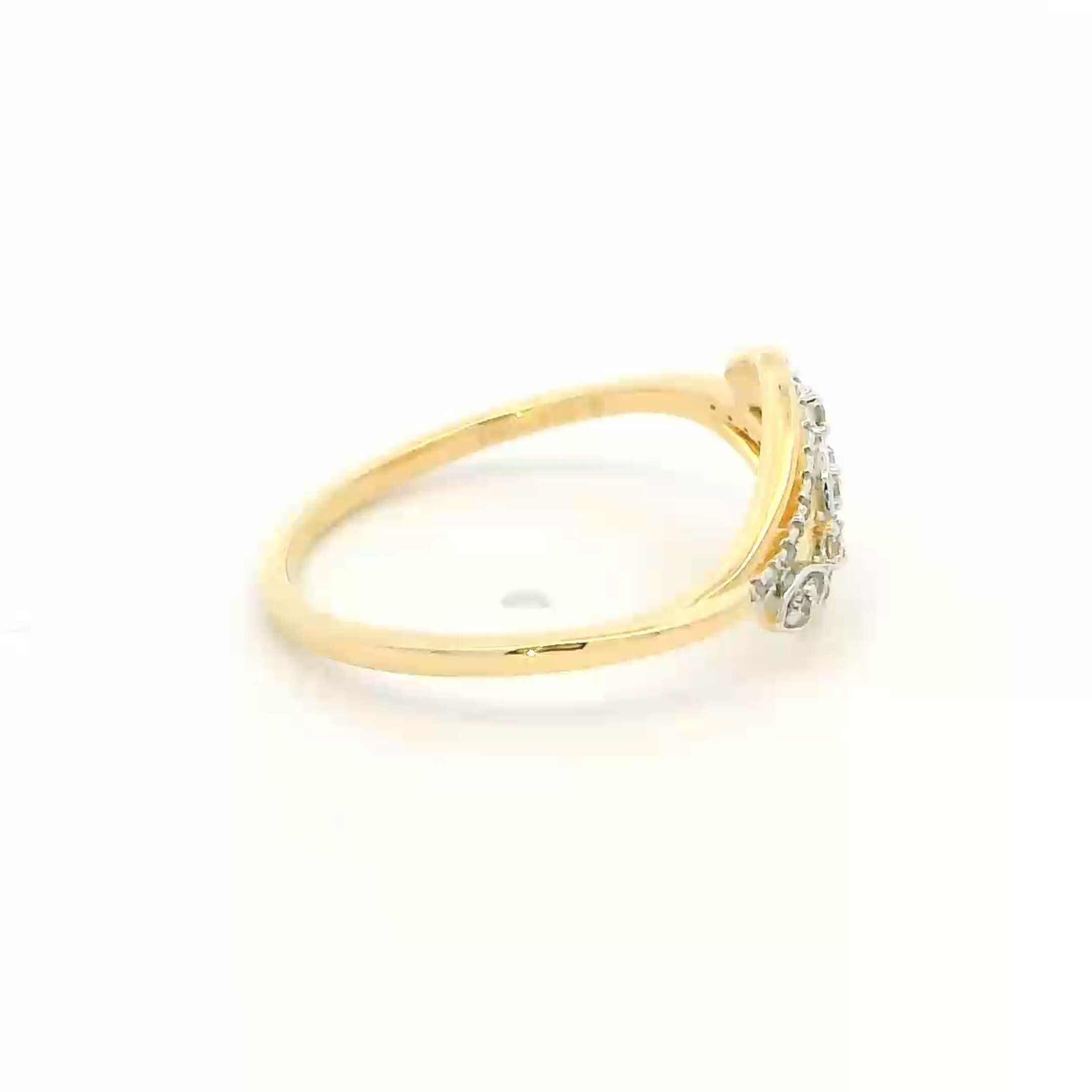 14K Reviting Shimmer Diamond Women Ring