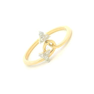 Quiet Grace 14K Diamond Ring