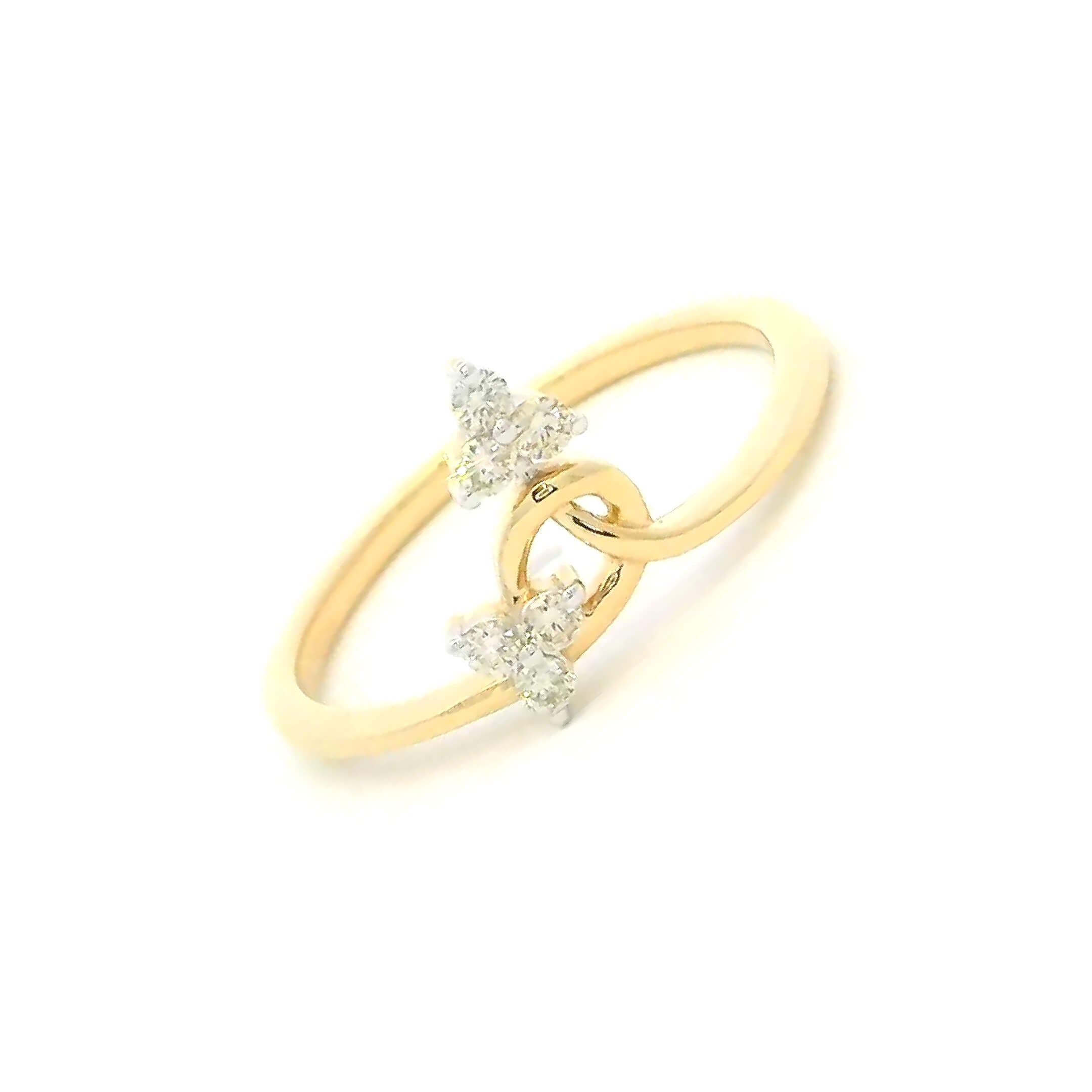 Quiet Grace 14K Diamond Ring