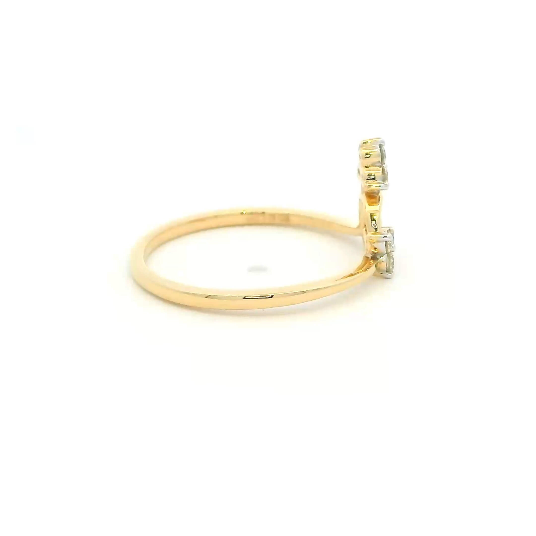 Quiet Grace 14K Diamond Ring