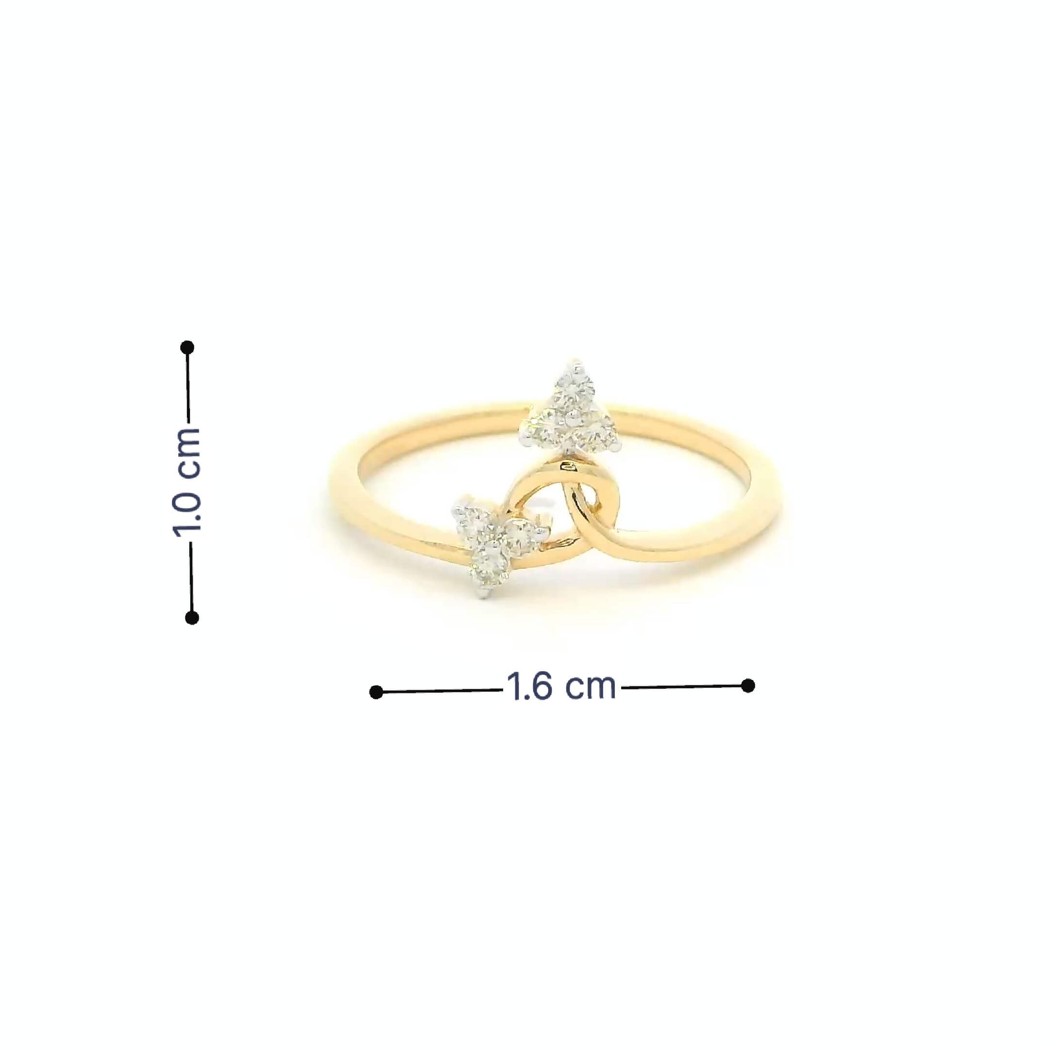Quiet Grace 14K Diamond Ring
