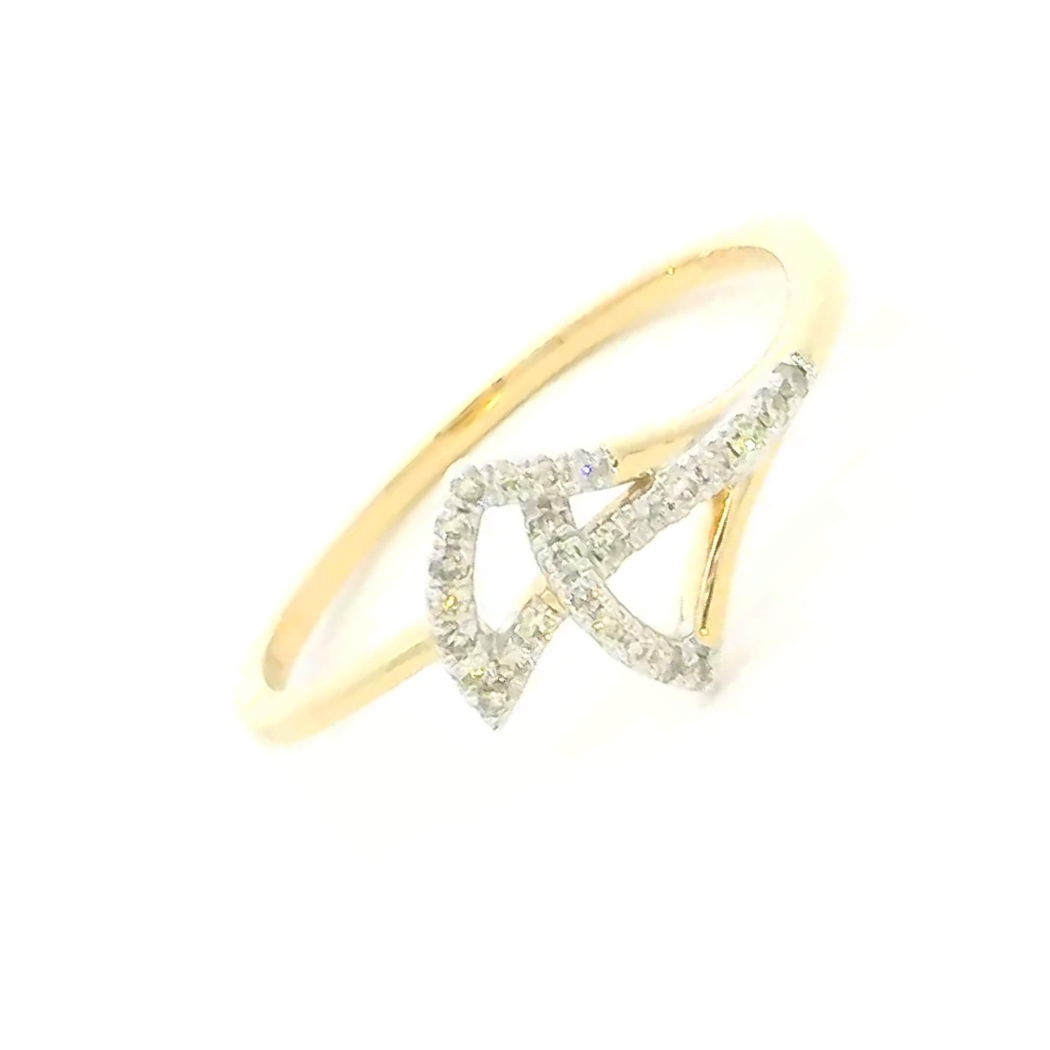 Soft Shine 14K Diamond Ring