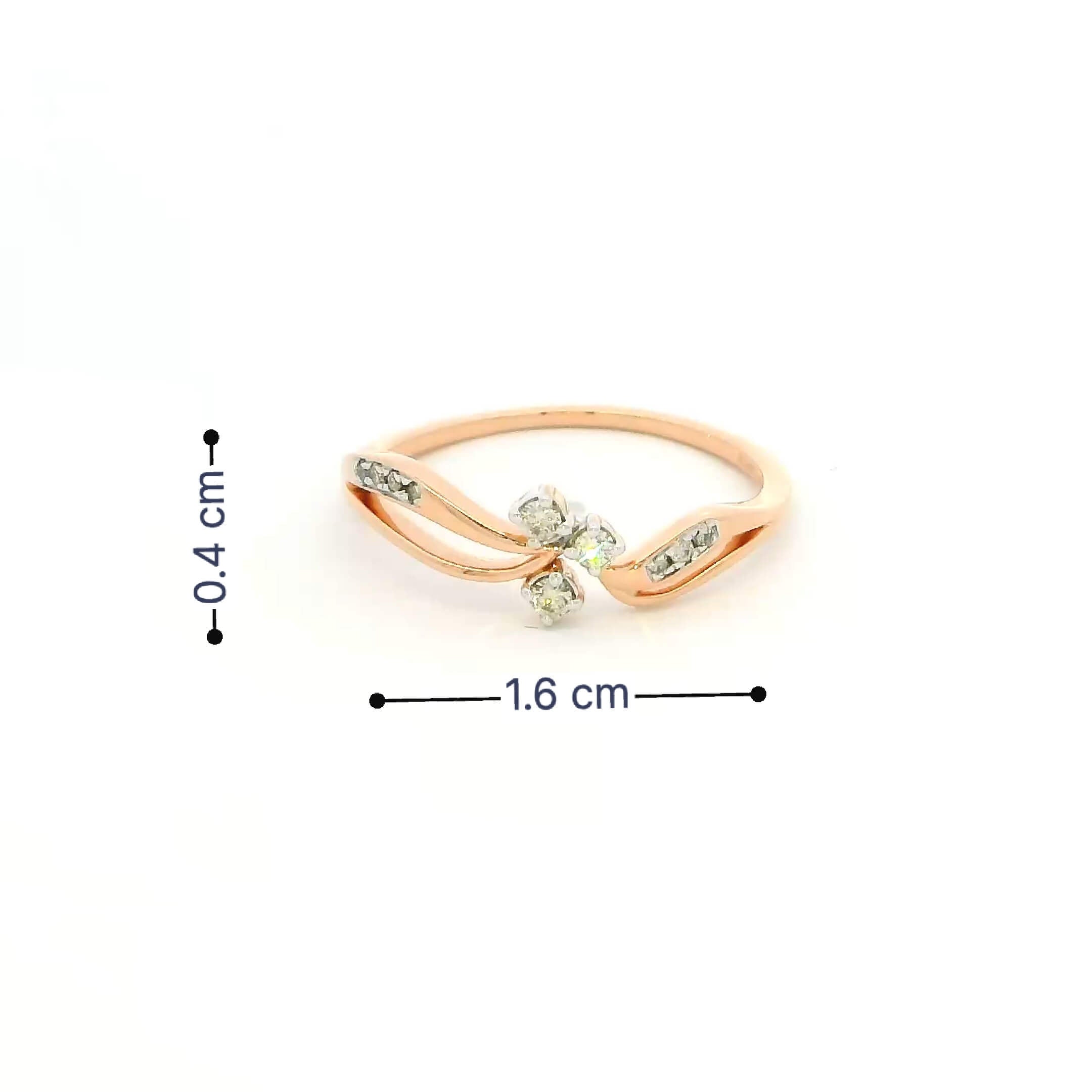 14K Serene Charm Diamond Women Ring