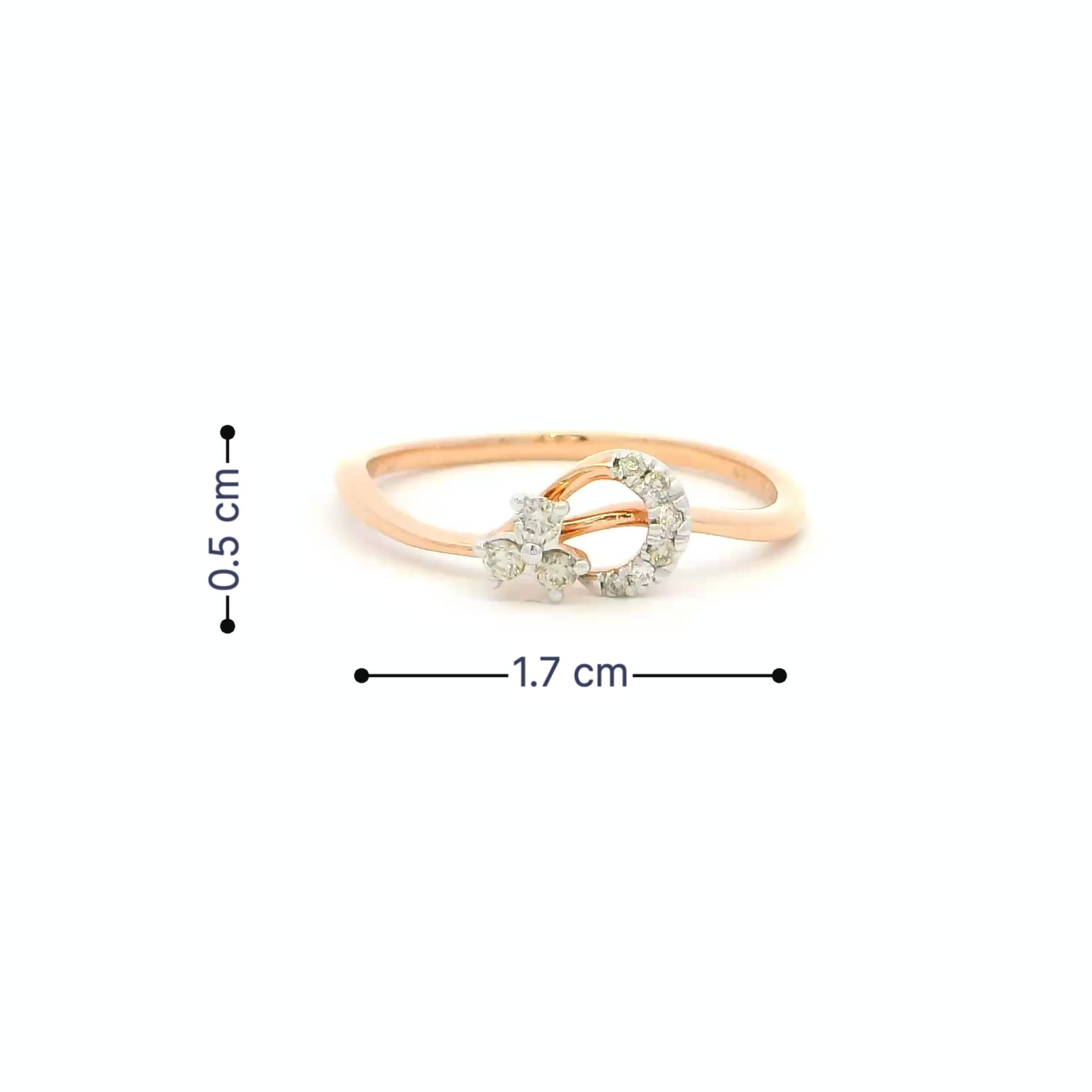 Luxuriant 14K Diamond Ring