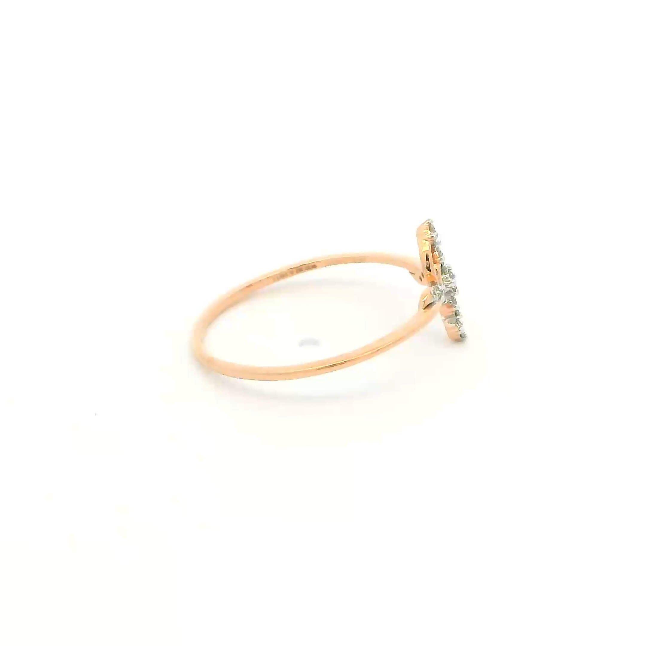 Delicate Whisper 14K Diamond Ring