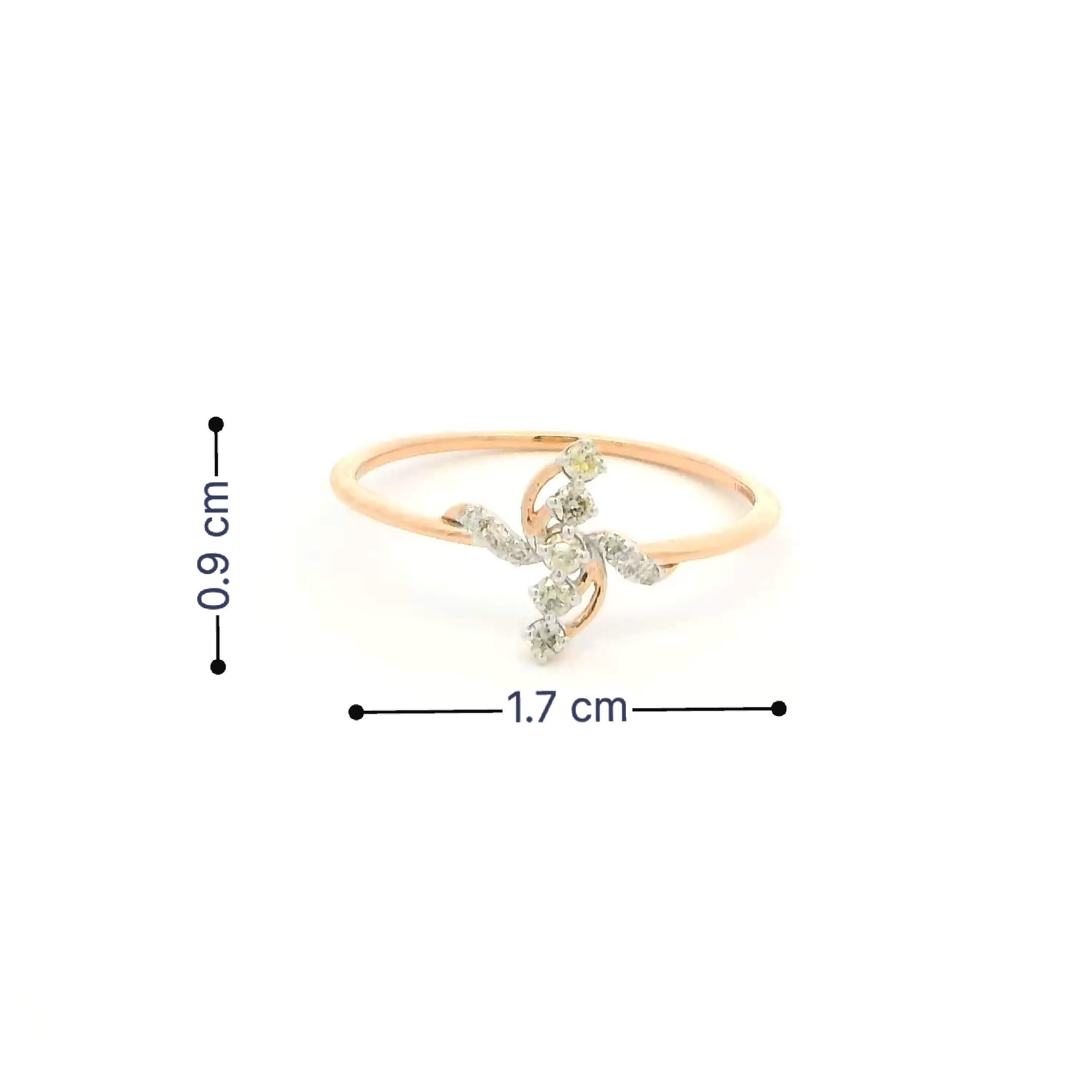 Delicate Whisper 14K Diamond Ring