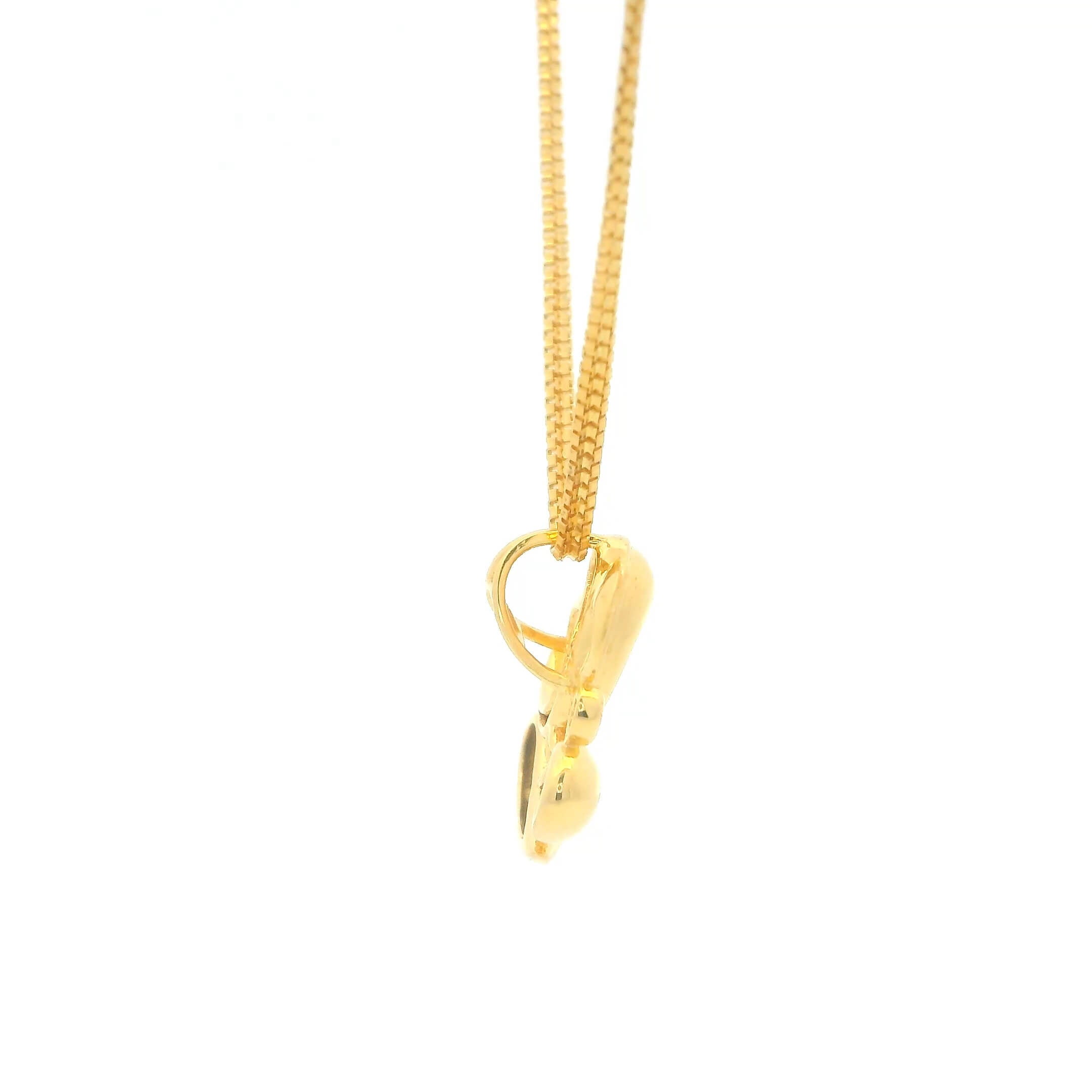 Enchanting Ganesha Gold Pendant