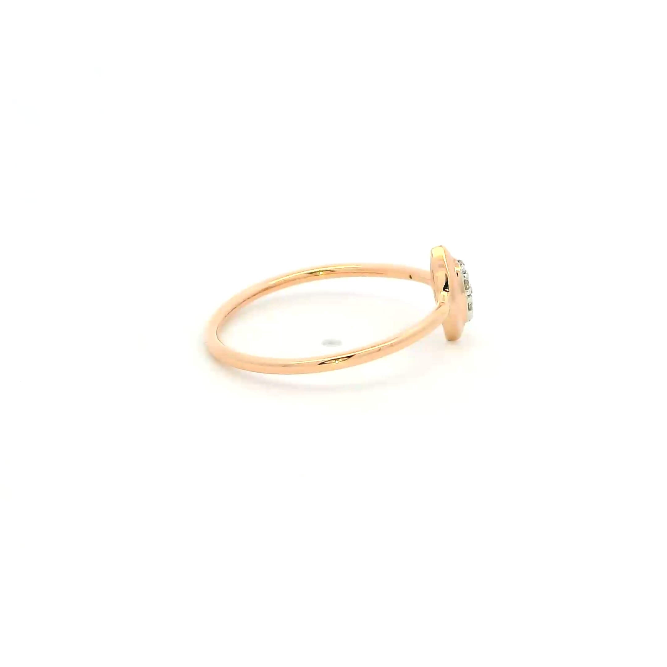 Mesmeric Glow 14K Diamond Ring